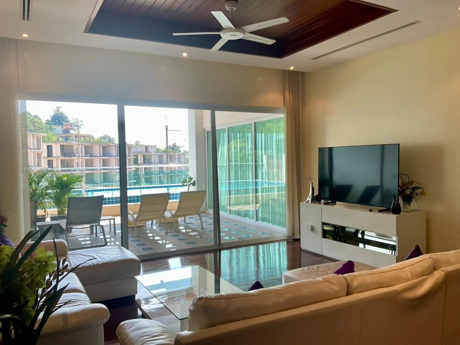 Seating area in Grand Kamala Falls