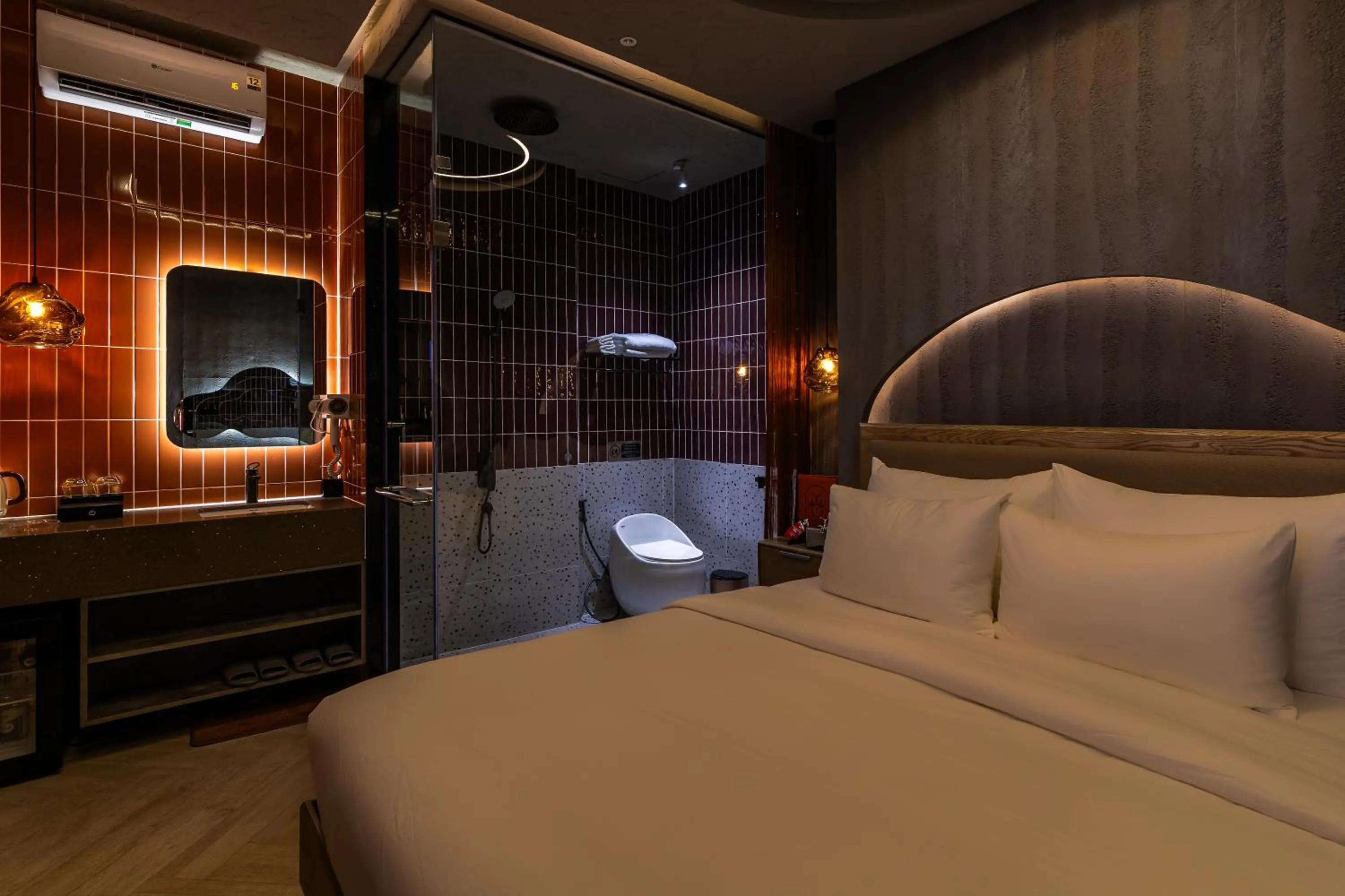 Open Air Bath, Bed in Pynt Hotel 2