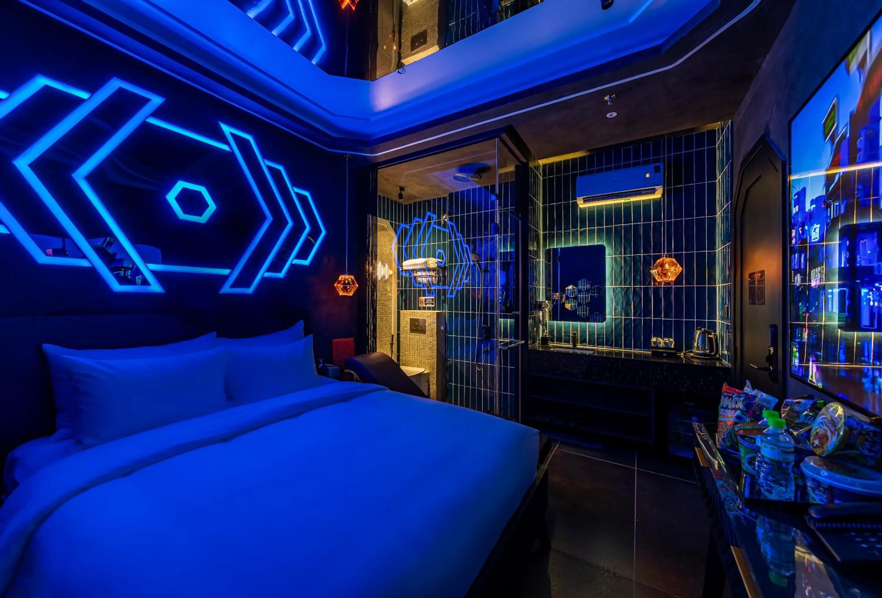 Bedroom, Bed in Pynt Hotel 2