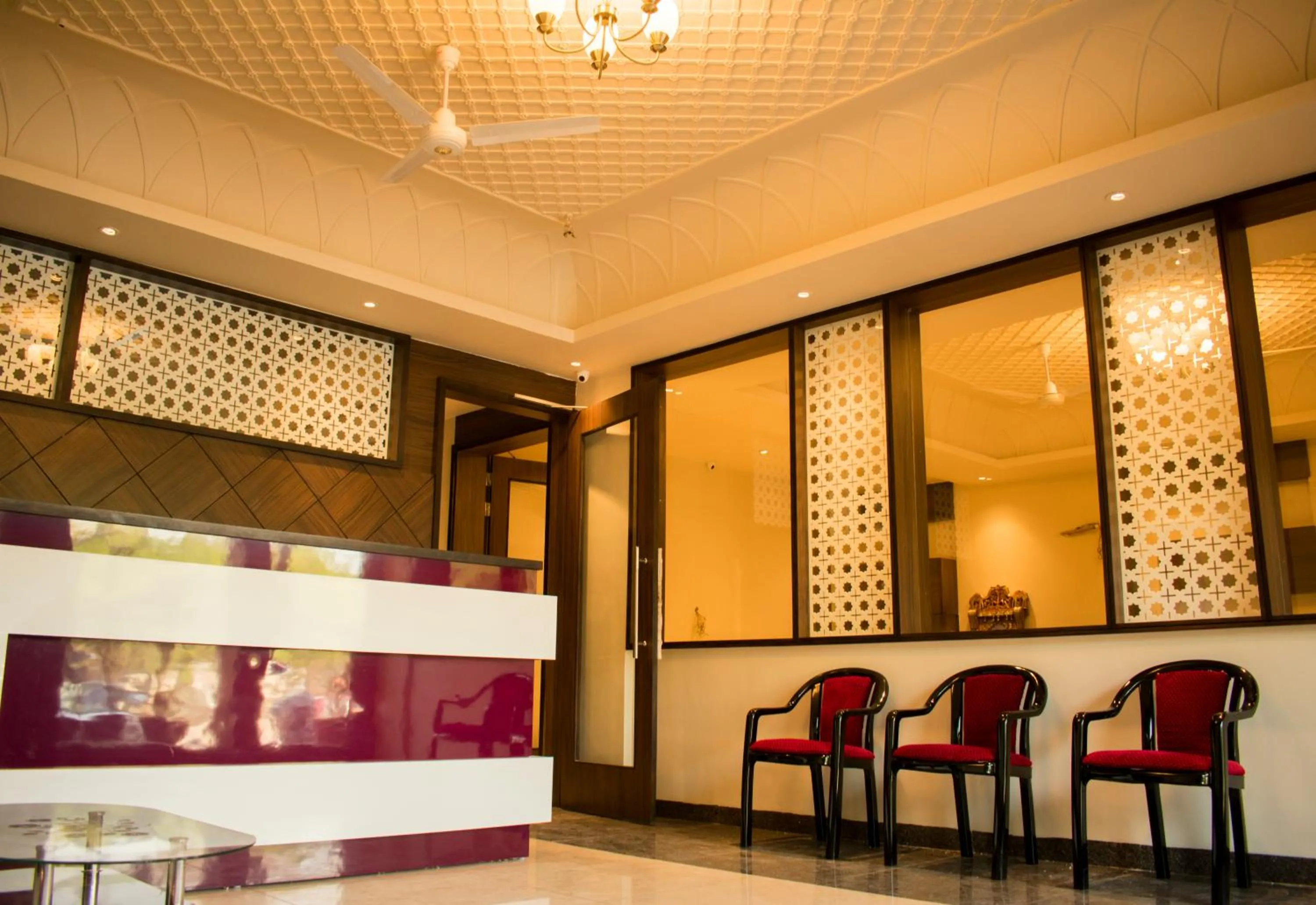 Seating area in Hotel Chancellor