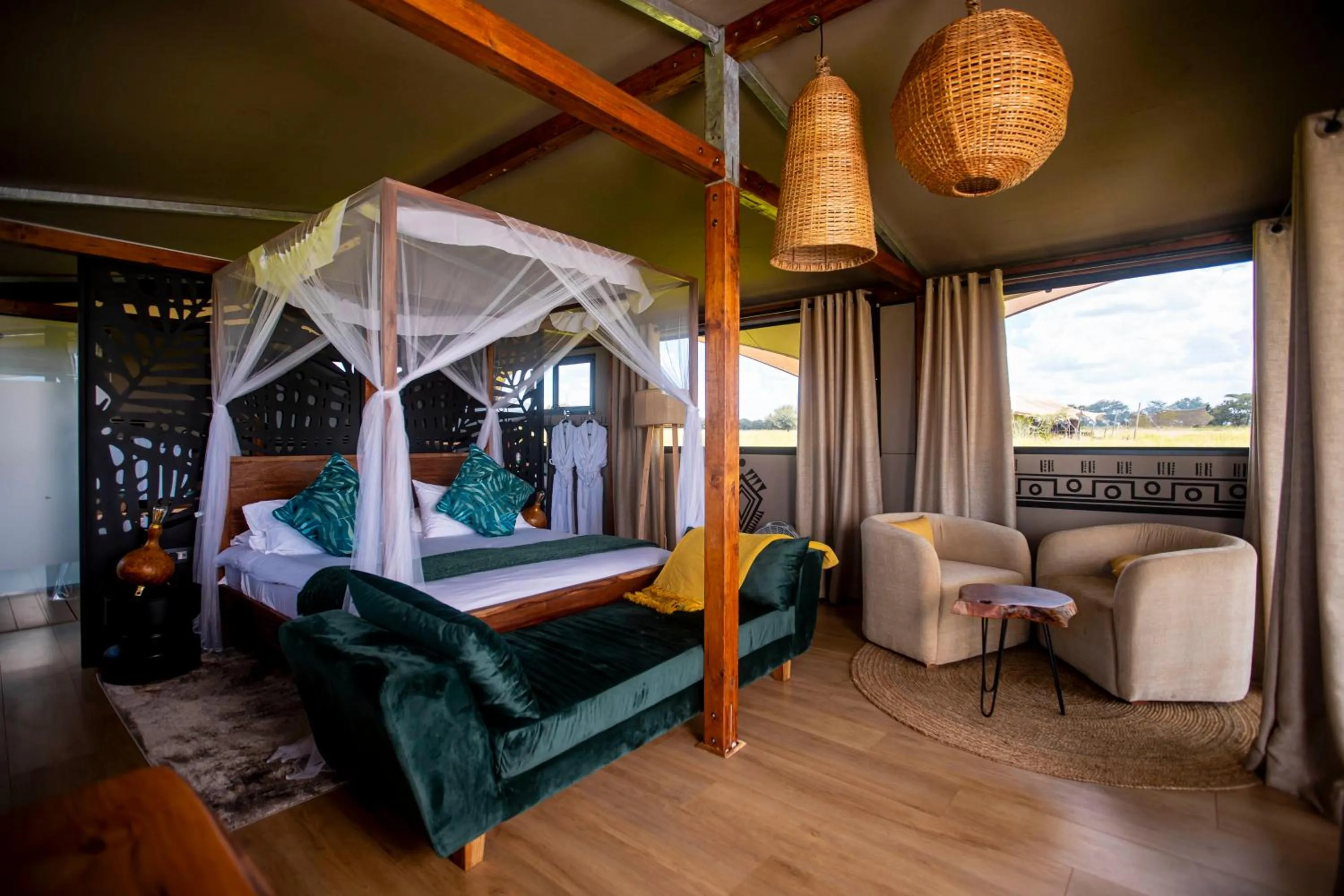 Photo of the whole room in Escarpment Serengeti Luxury Camp