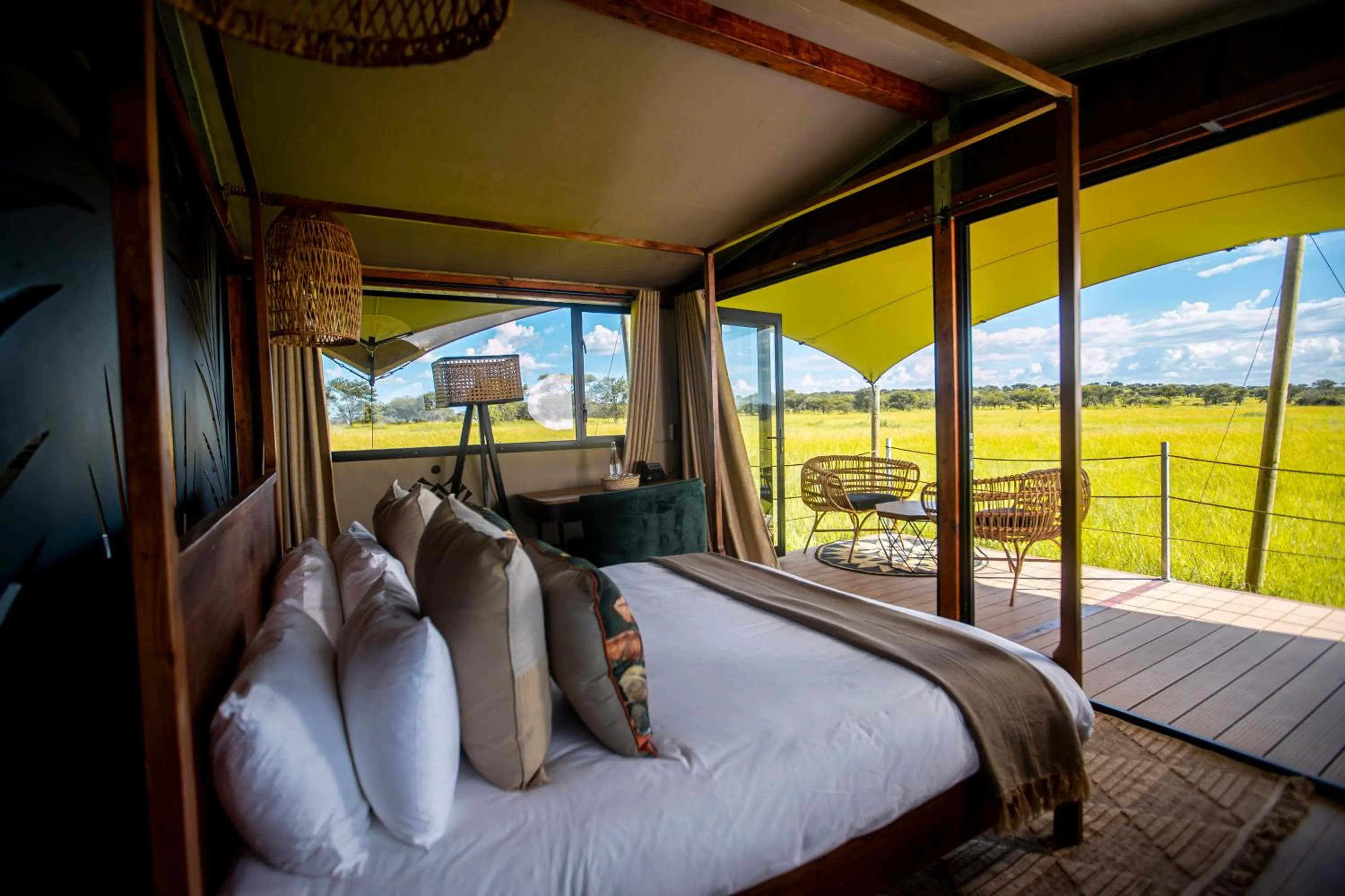 Natural landscape in Escarpment Serengeti Luxury Camp