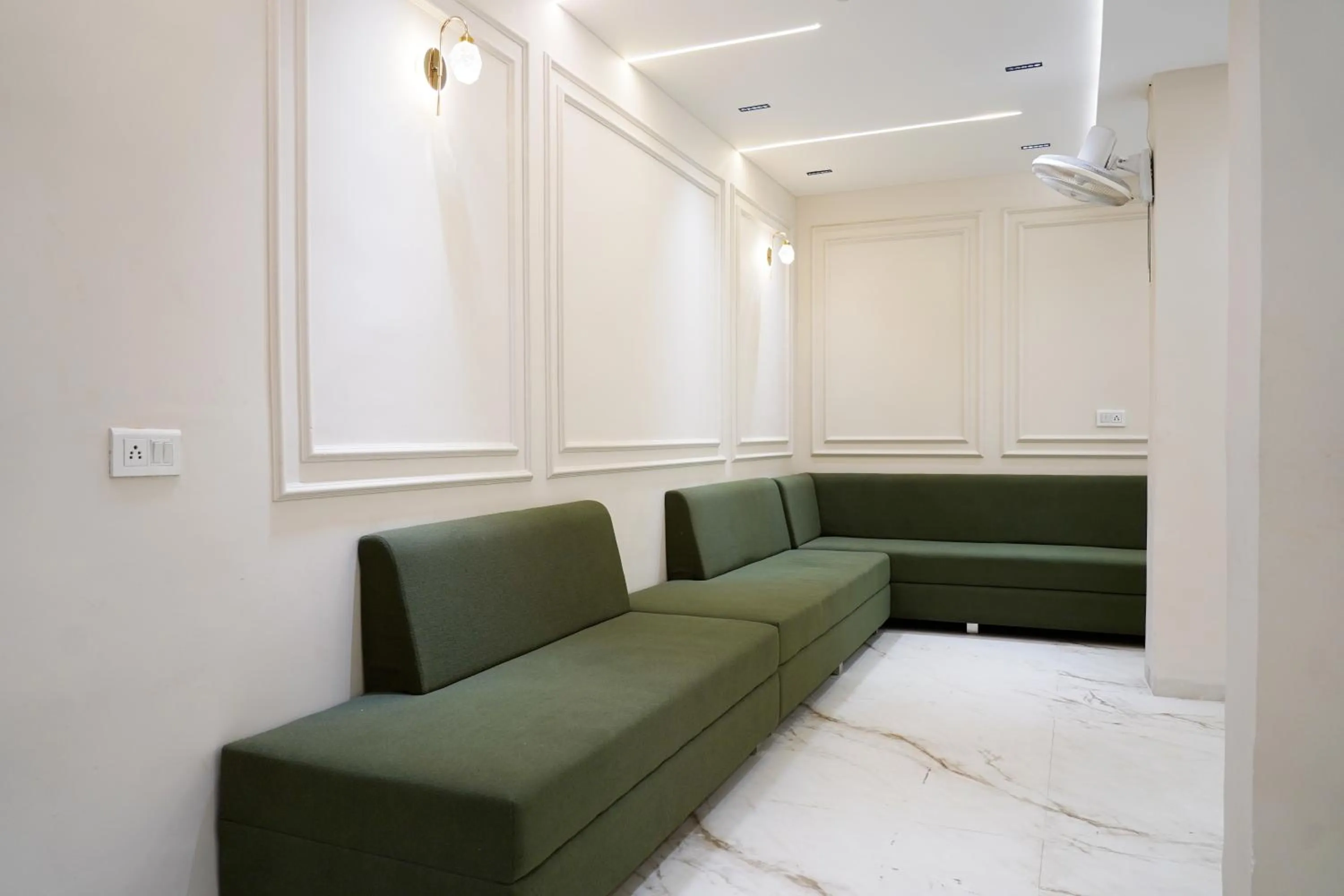 Seating area in Hotel Suryodaya