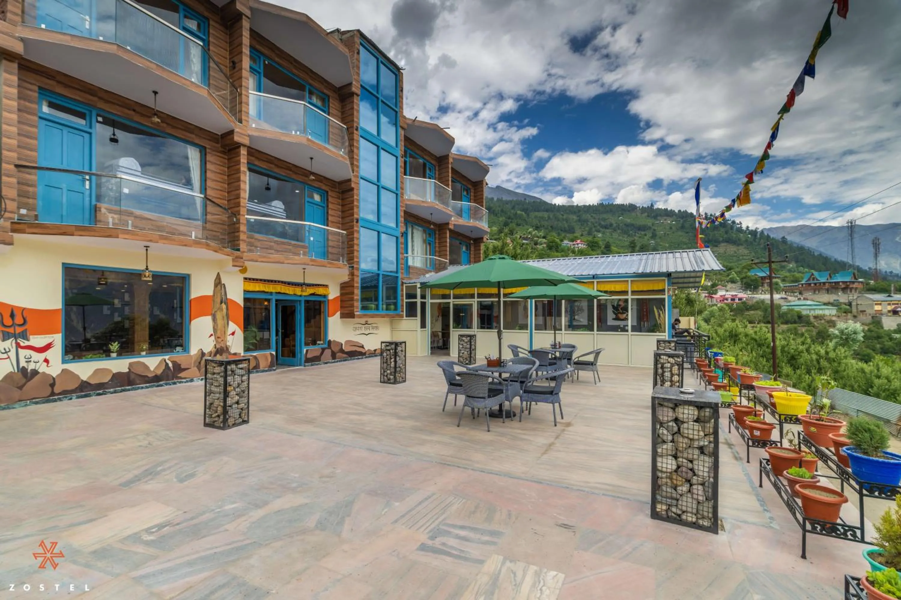 Property building in Zostel Kalpa