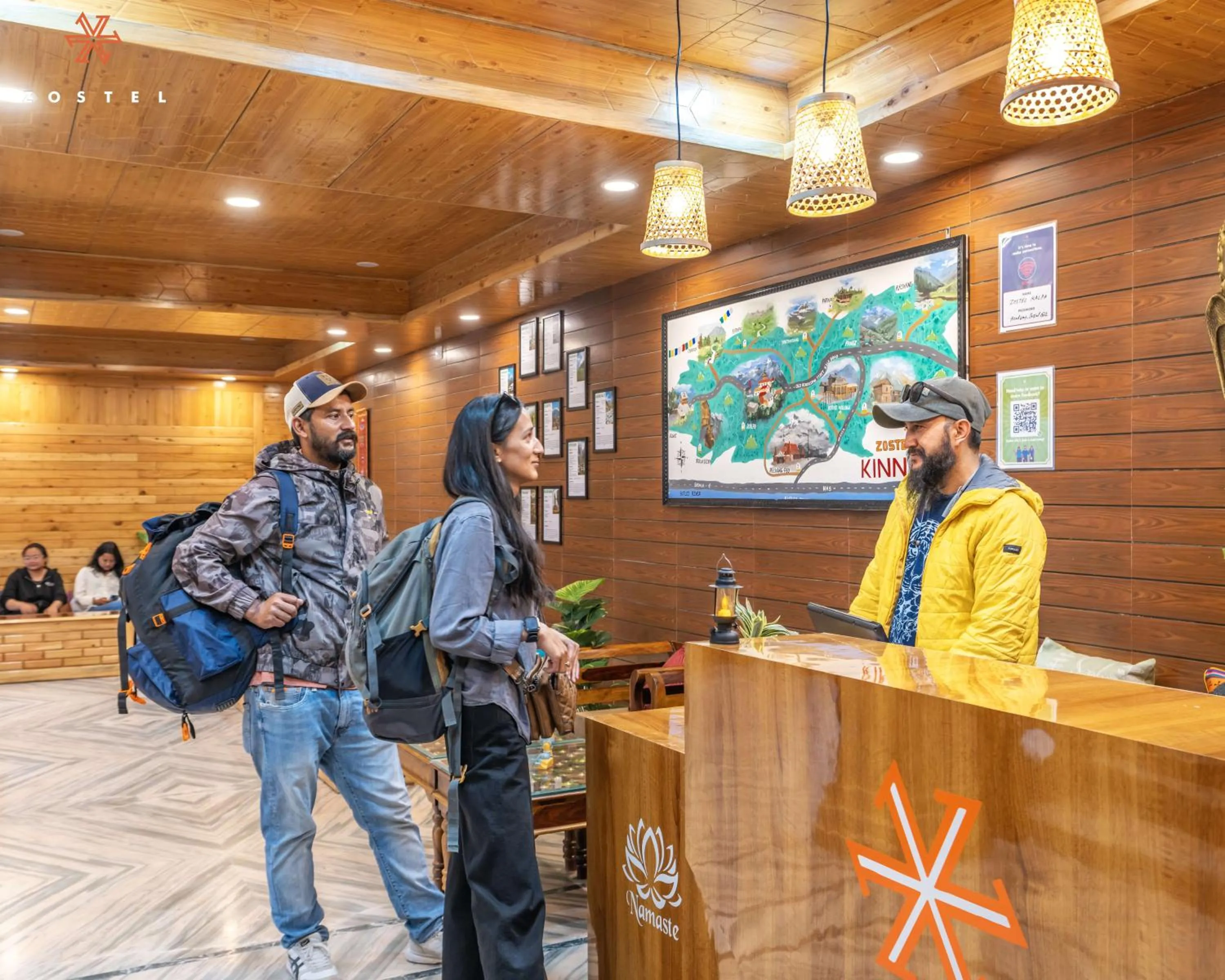 Staff in Zostel Kalpa