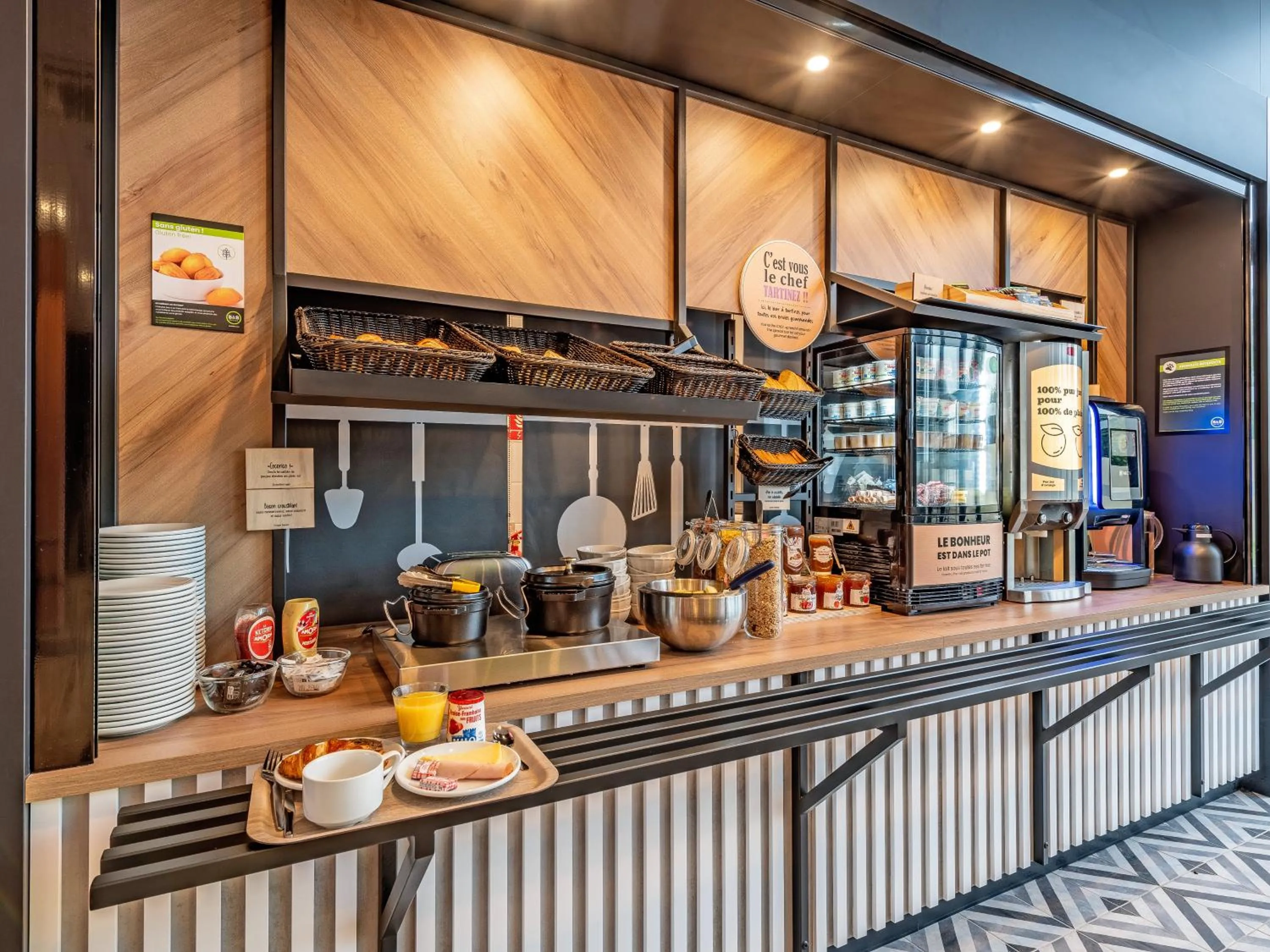 Breakfast in B&B HOTEL Brest Porte de Gouesnou