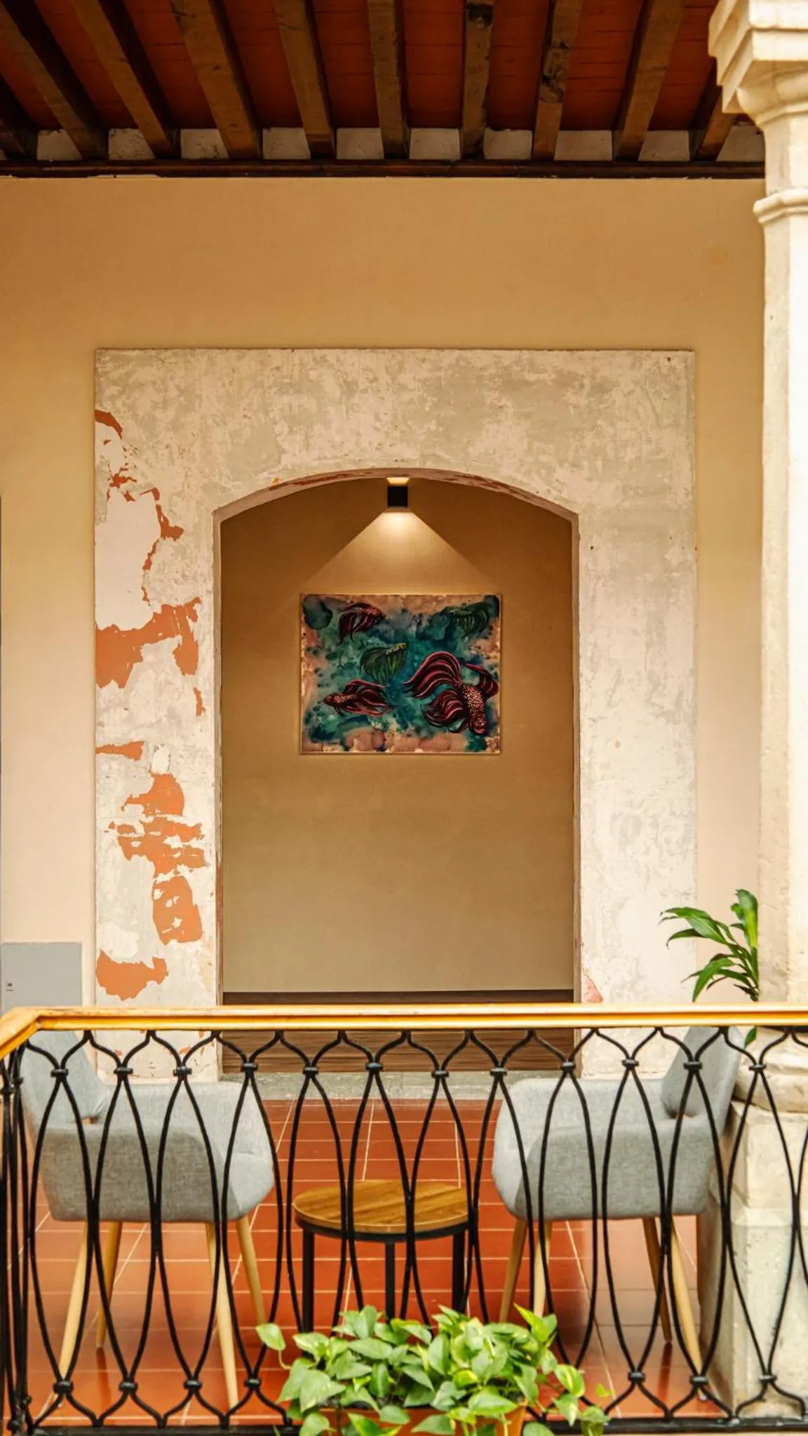 Decorative detail in Sauvé Casa Boutique