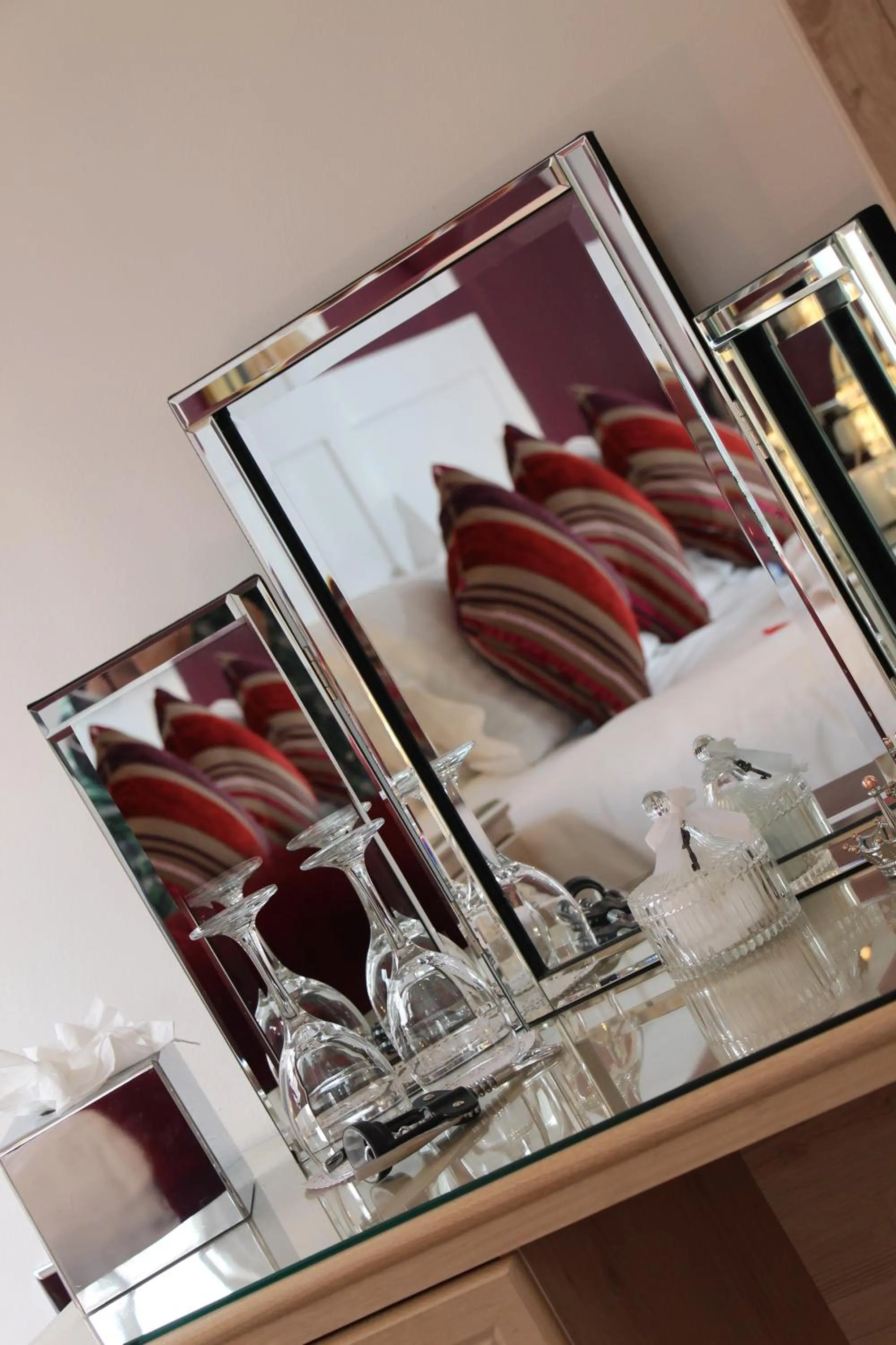 Decorative detail in St John's Lodge Guest House incl off-site leisure club