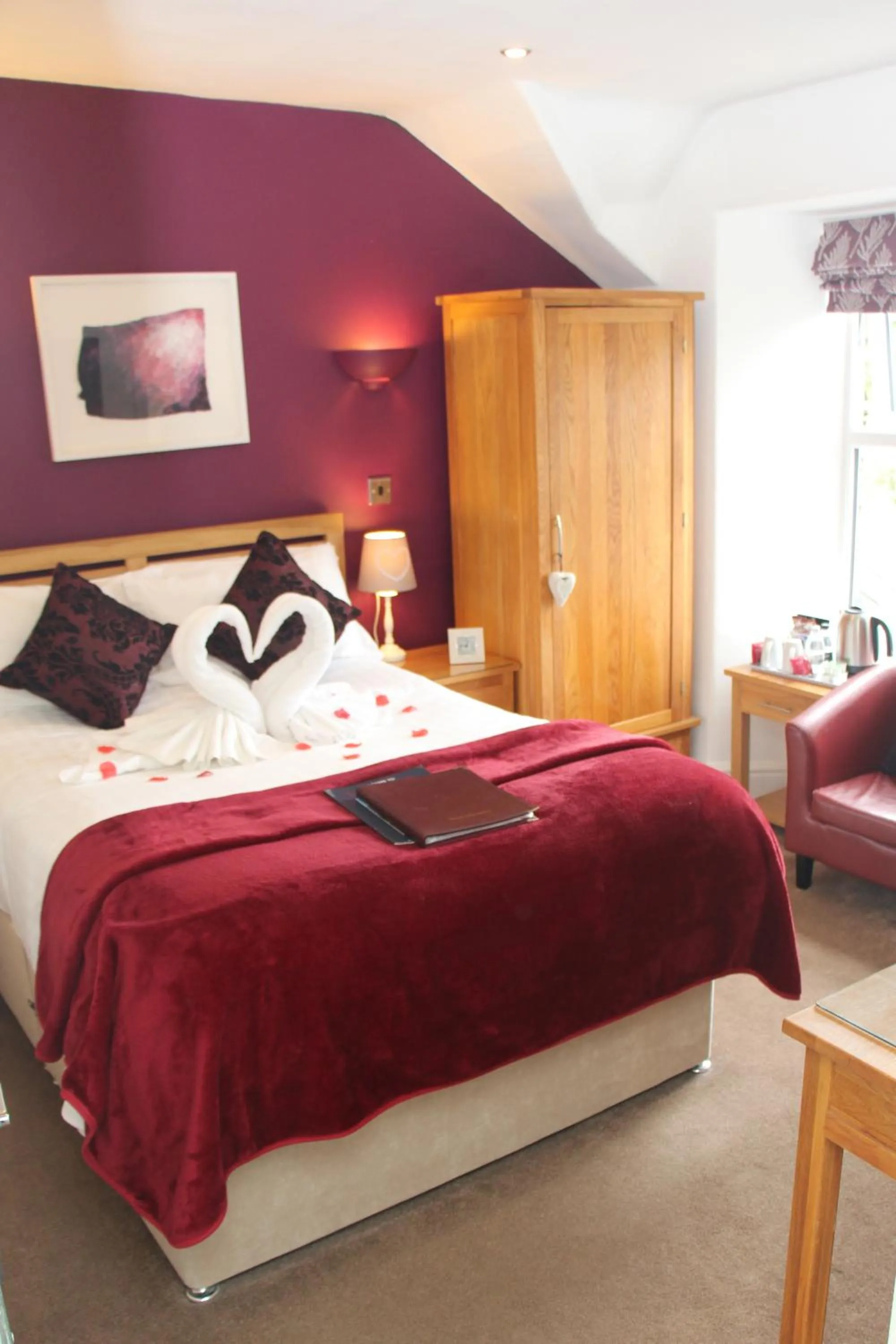 Bedroom, Bed in St John's Lodge Guest House incl off-site leisure club