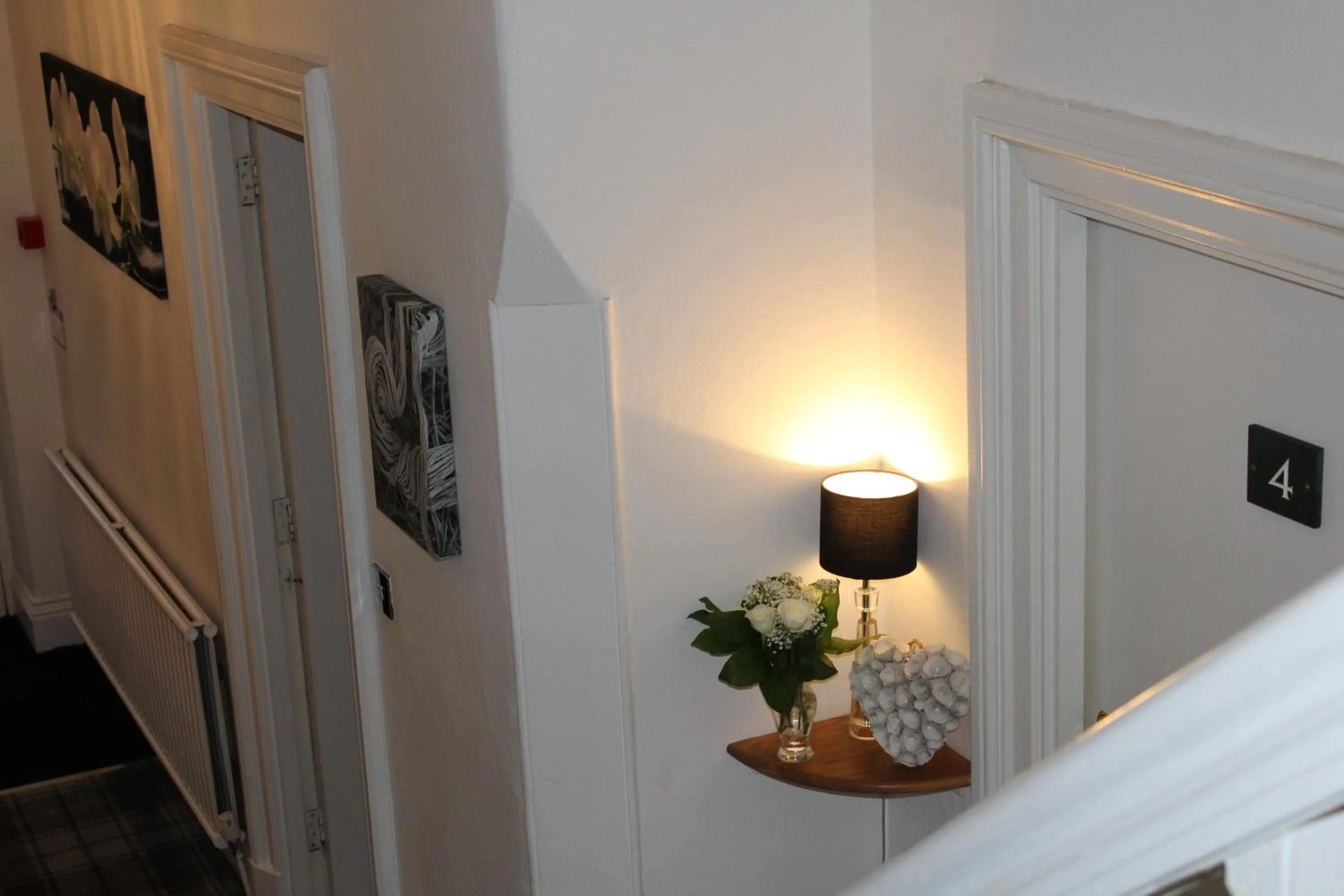 Decorative detail in St John's Lodge Guest House incl off-site leisure club