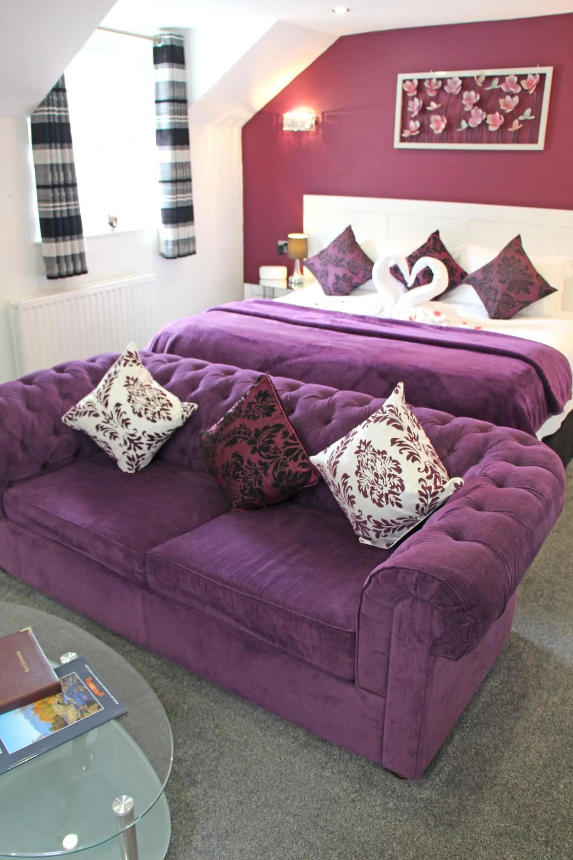 Bedroom, Bed in St John's Lodge Guest House incl off-site leisure club