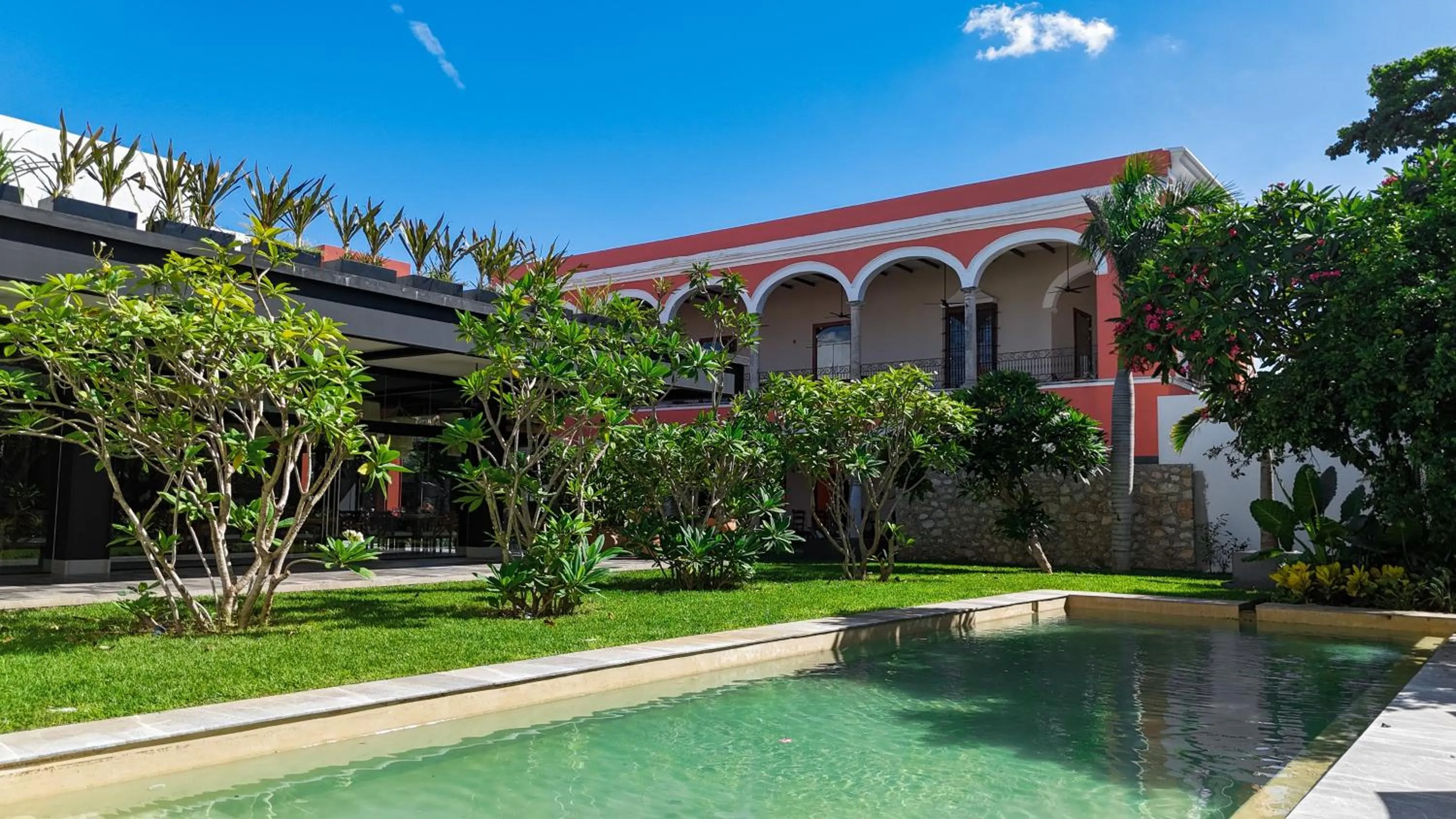 Garden view in Casa Loreto 1893