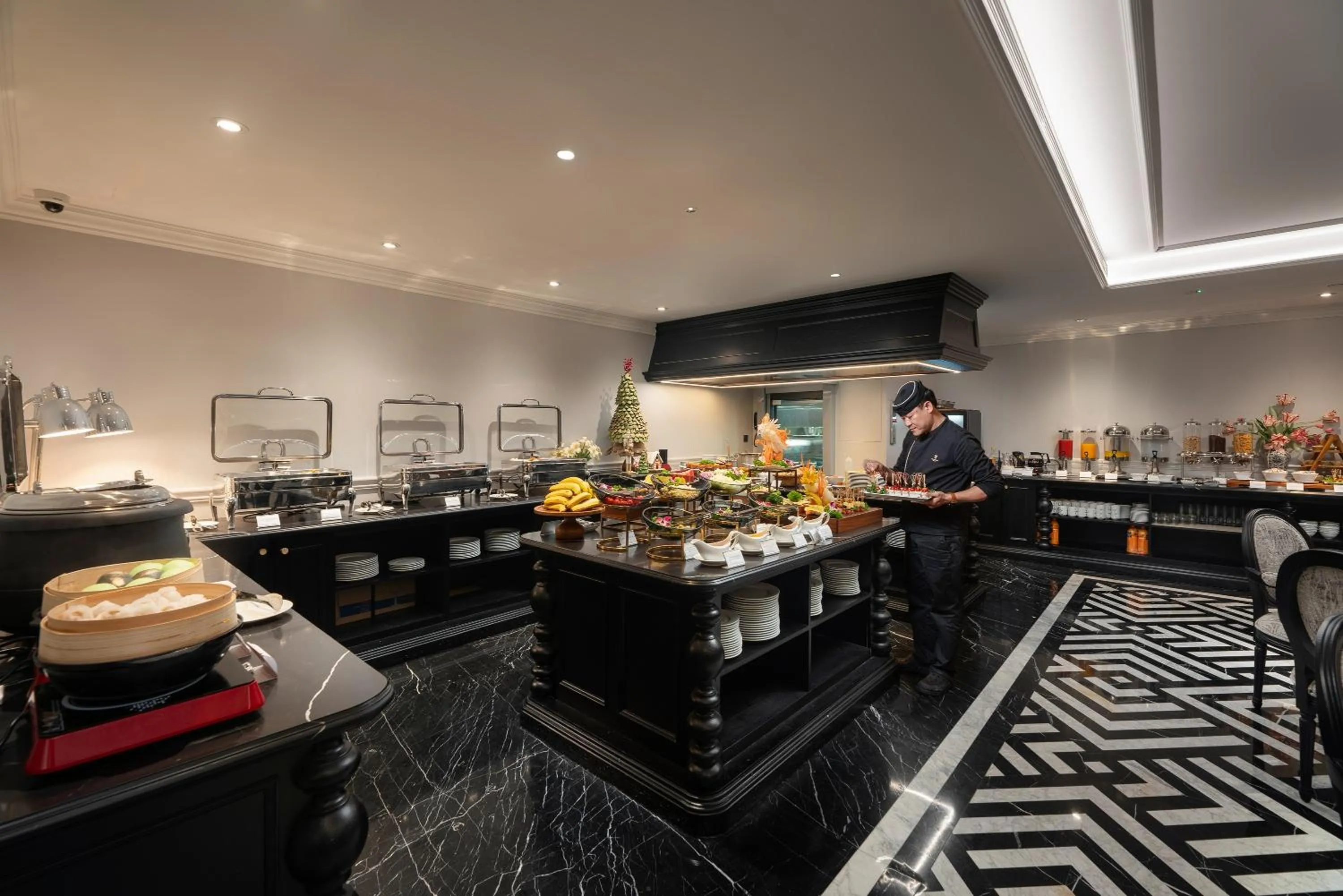 Buffet breakfast in T Boutique Hotel