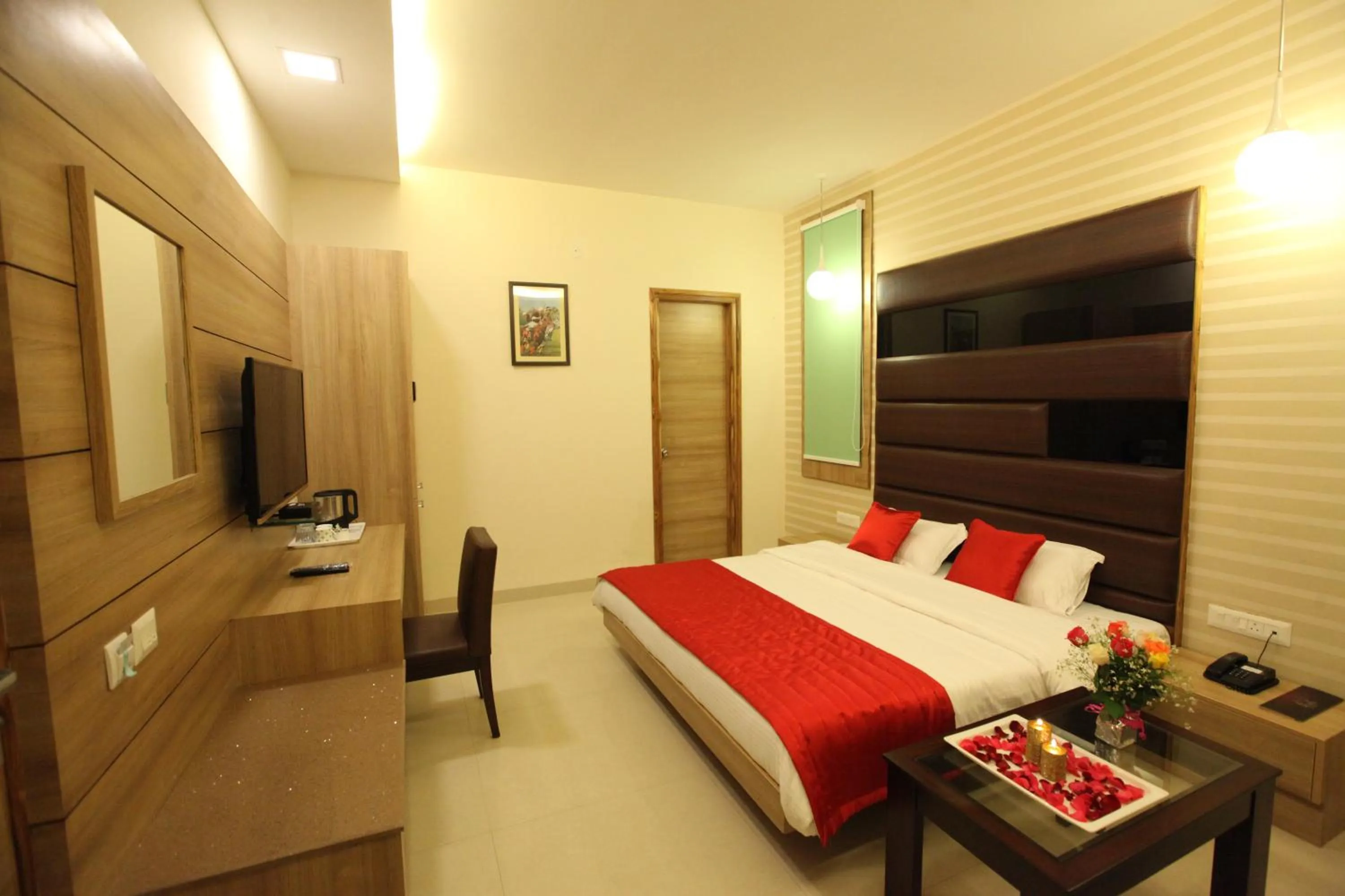 Bed in Hotel Golden Fern