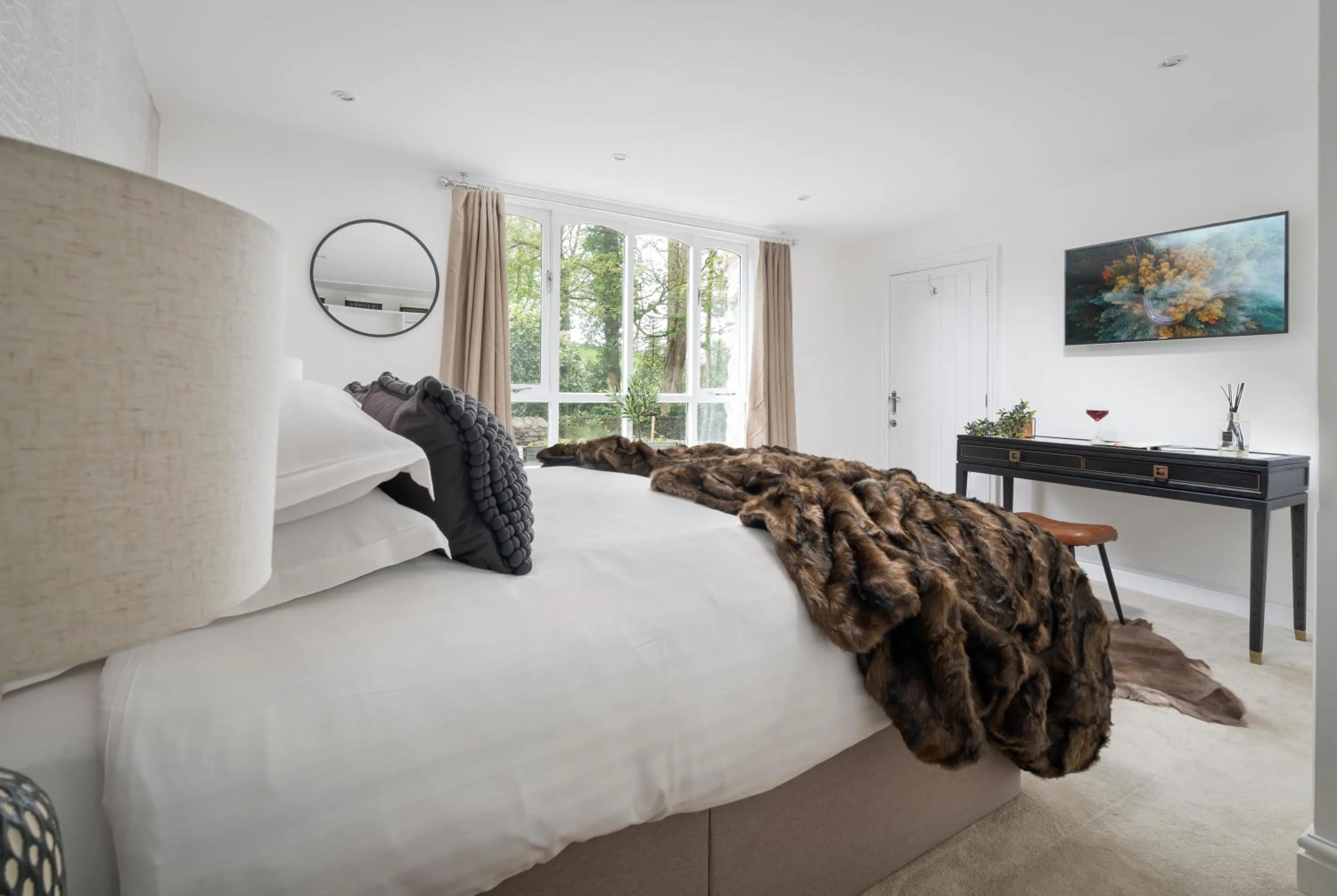 Bed in Aphrodites Group - Luxury Hot Tub Suites in Central Lake District!