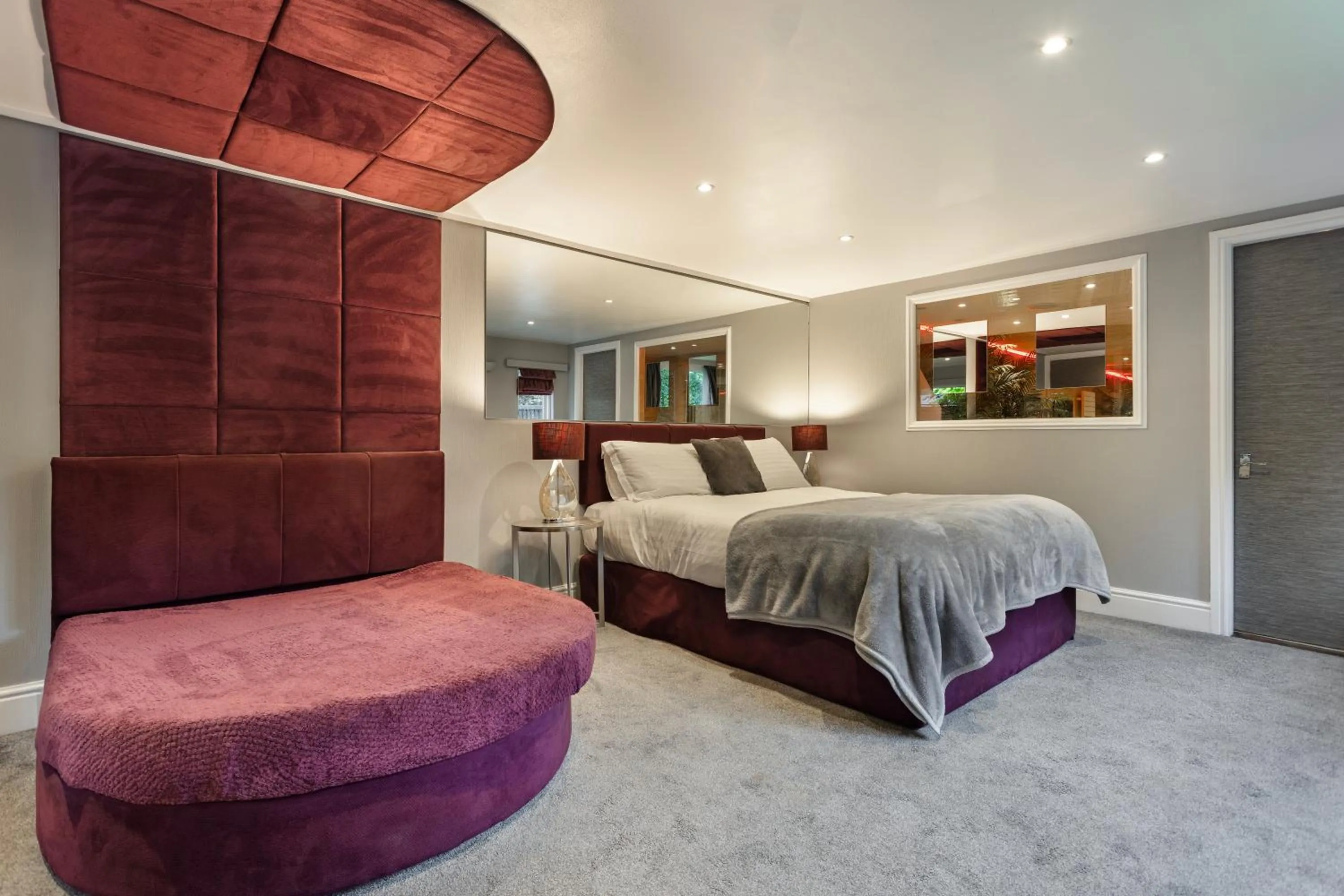 Bed in Aphrodites Group - Luxury Hot Tub Suites in Central Lake District!