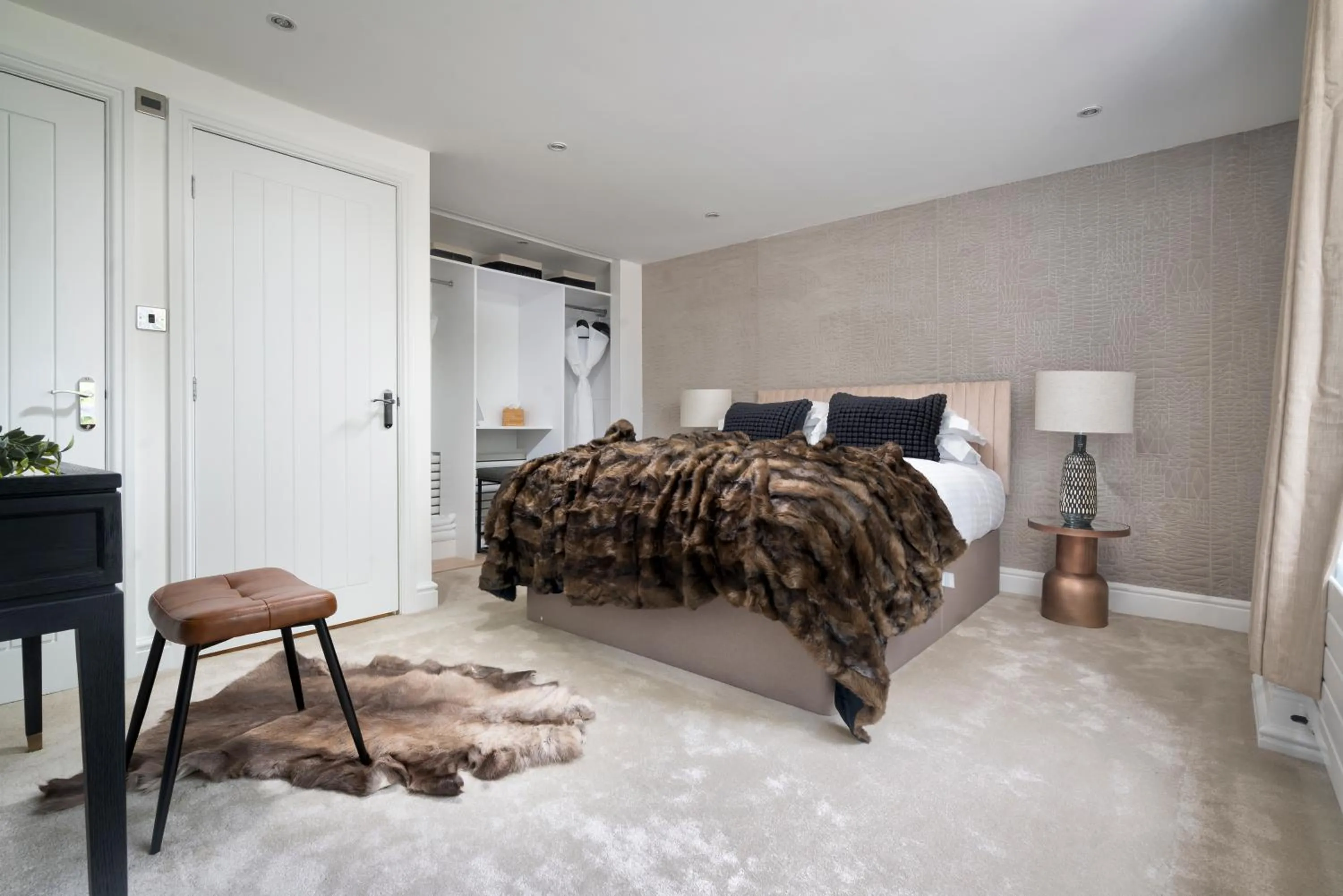 Bed in Aphrodites Group - Luxury Hot Tub Suites in Central Lake District!