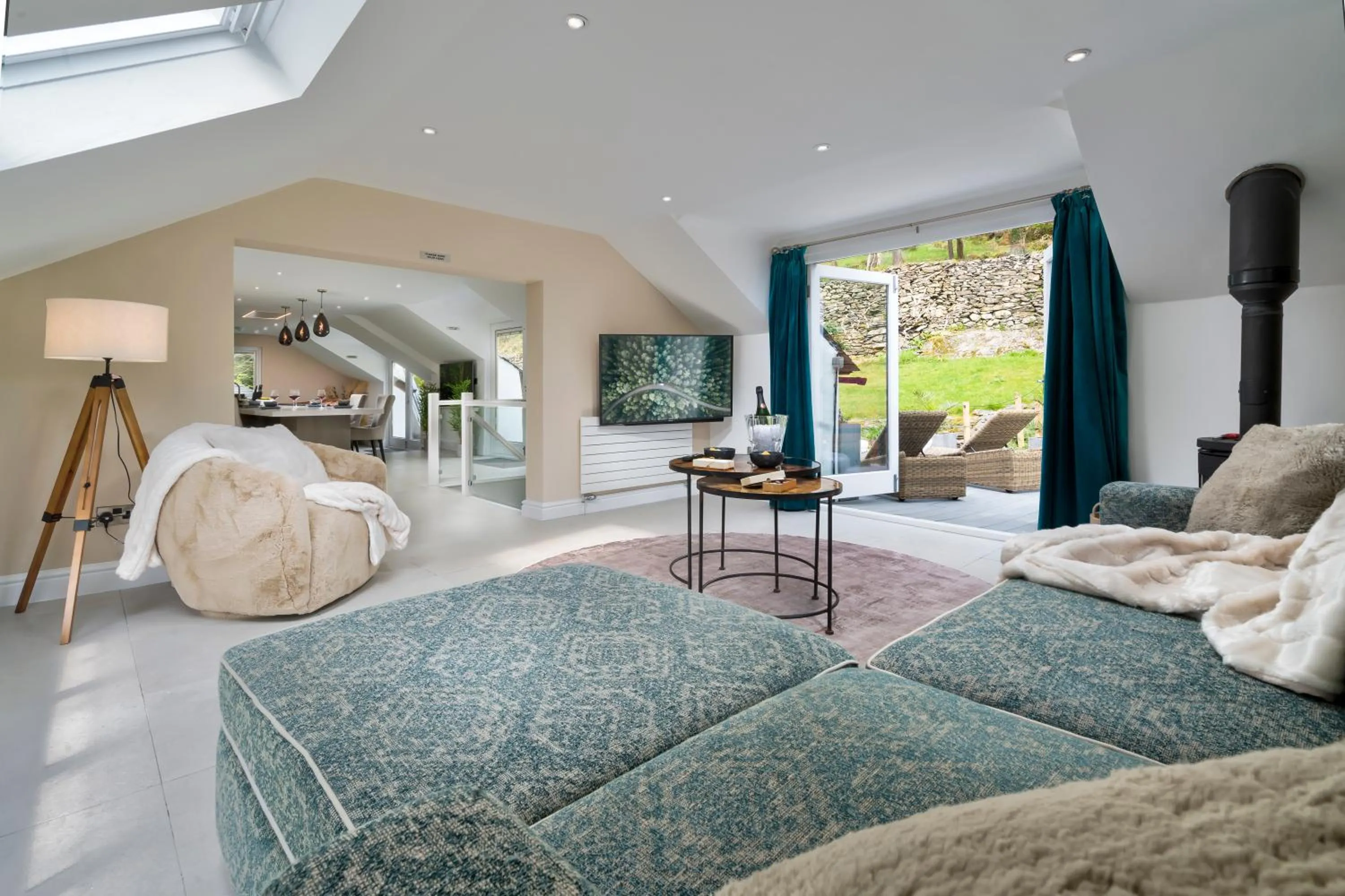 Bed in Aphrodites Group - Luxury Hot Tub Suites in Central Lake District!