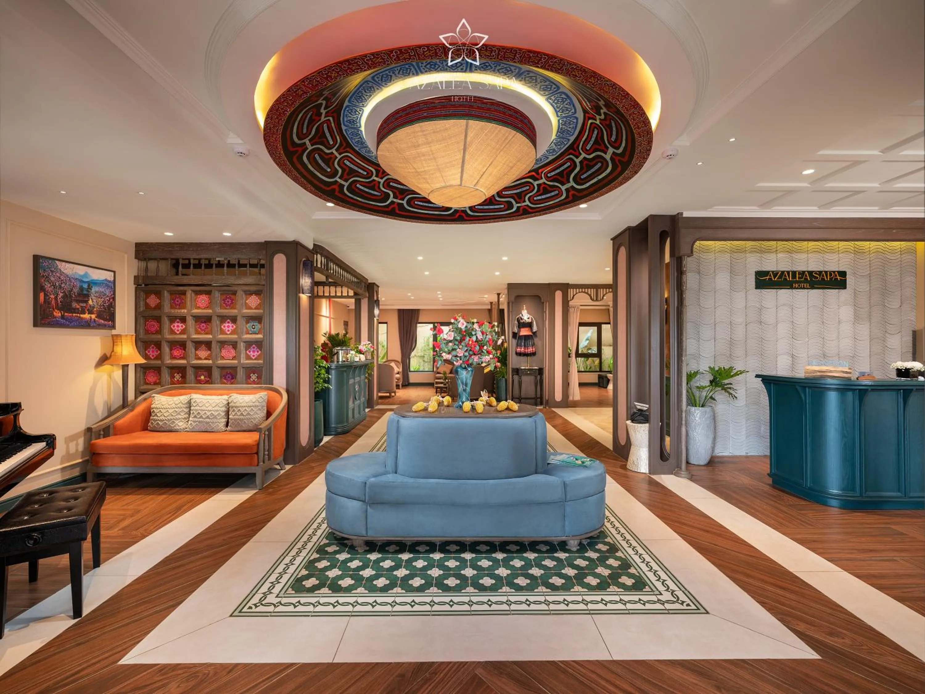 Lobby or reception in Azalea Sapa Hotel