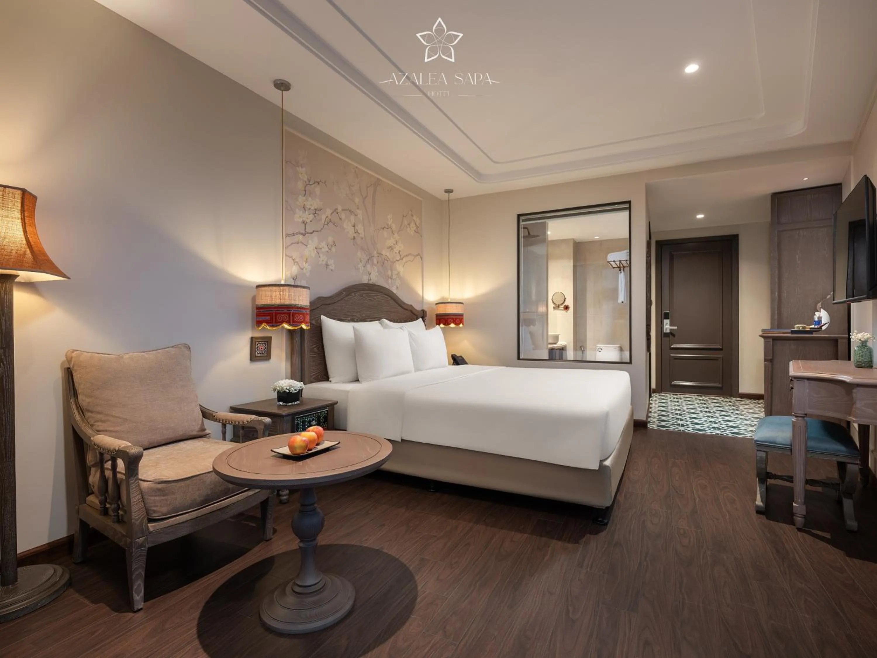 Photo of the whole room, Bed in Azalea Sapa Hotel