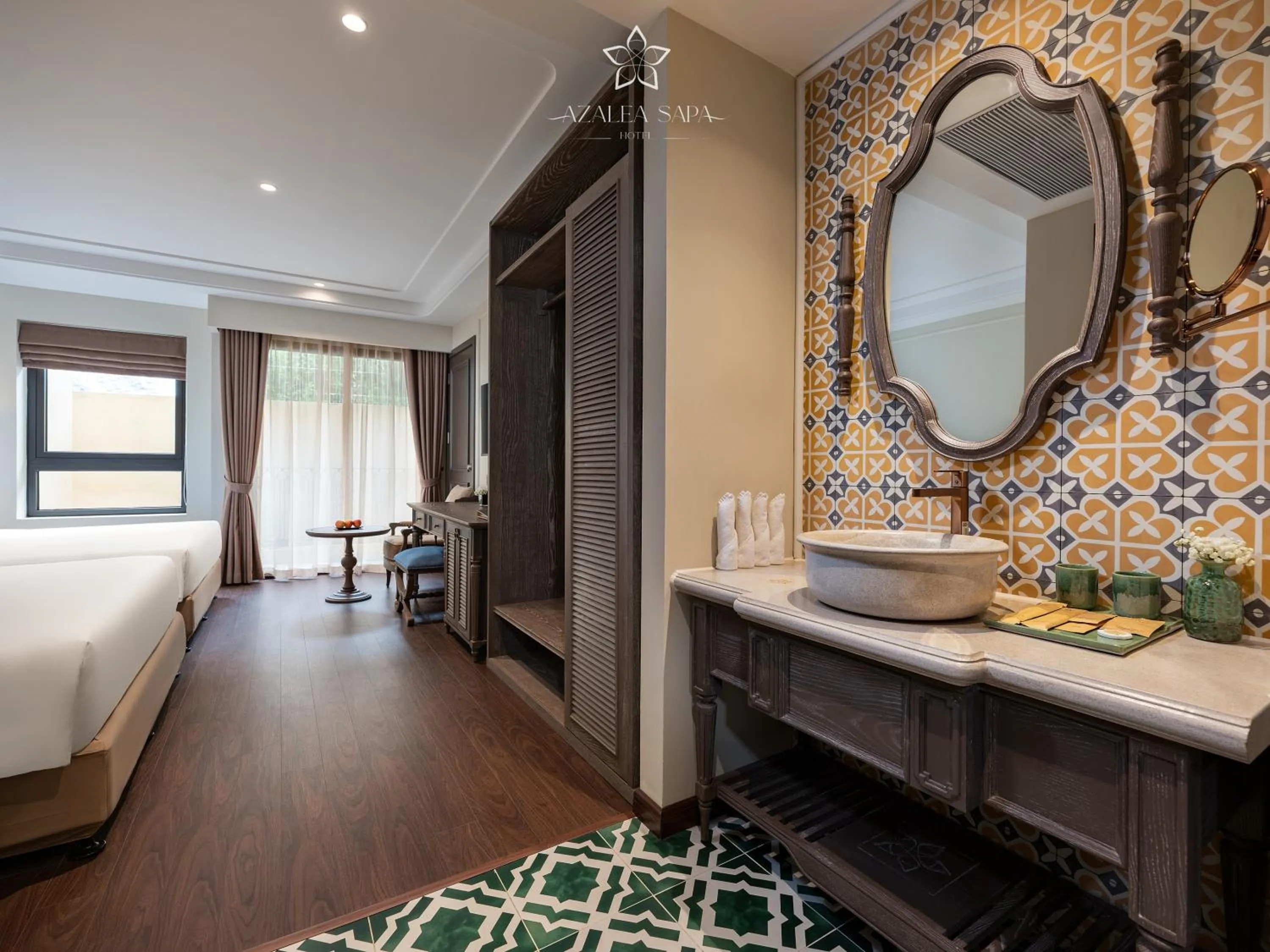 Photo of the whole room, Bed in Azalea Sapa Hotel