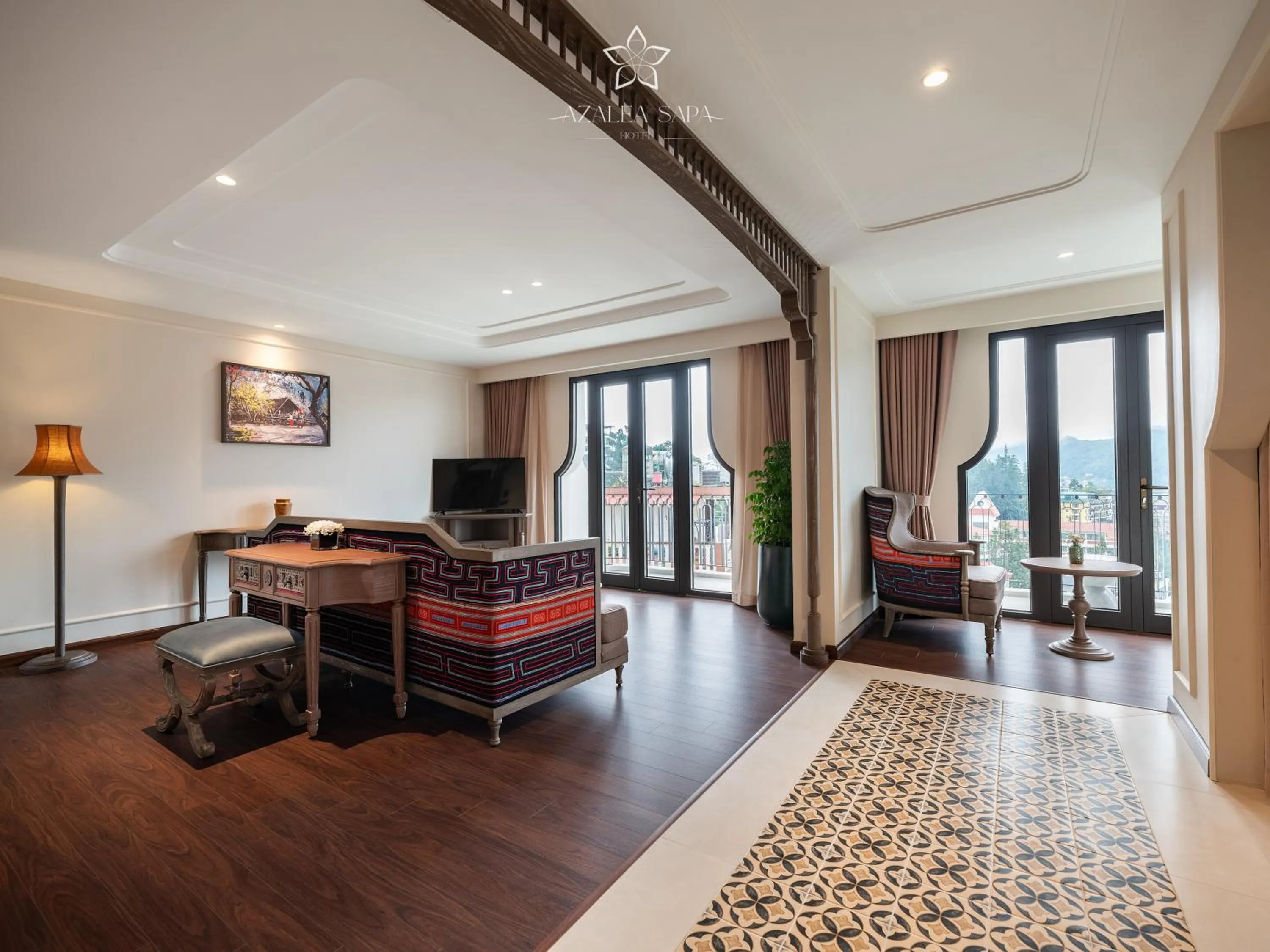 Living room in Azalea Sapa Hotel