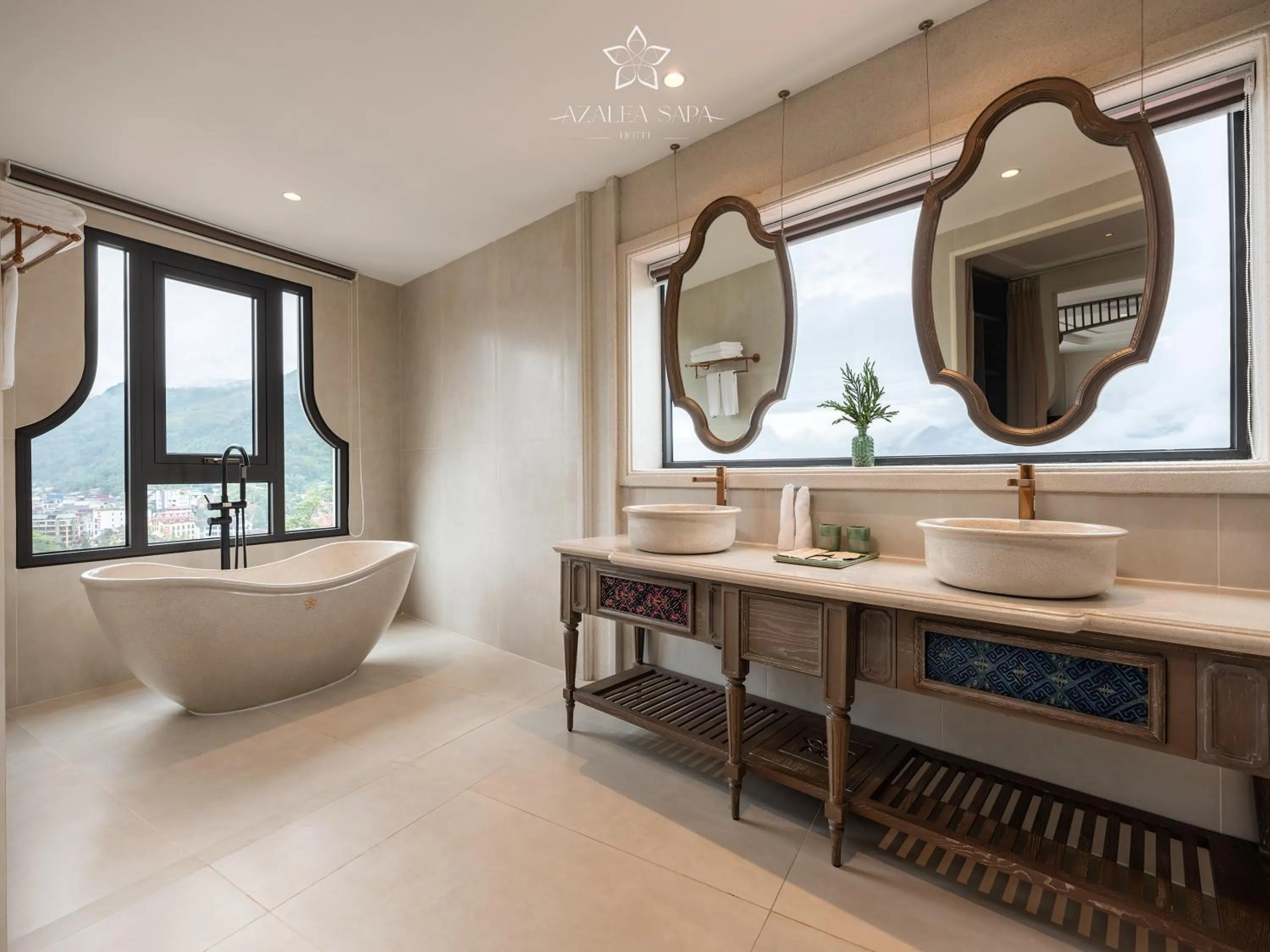 Bathroom in Azalea Sapa Hotel