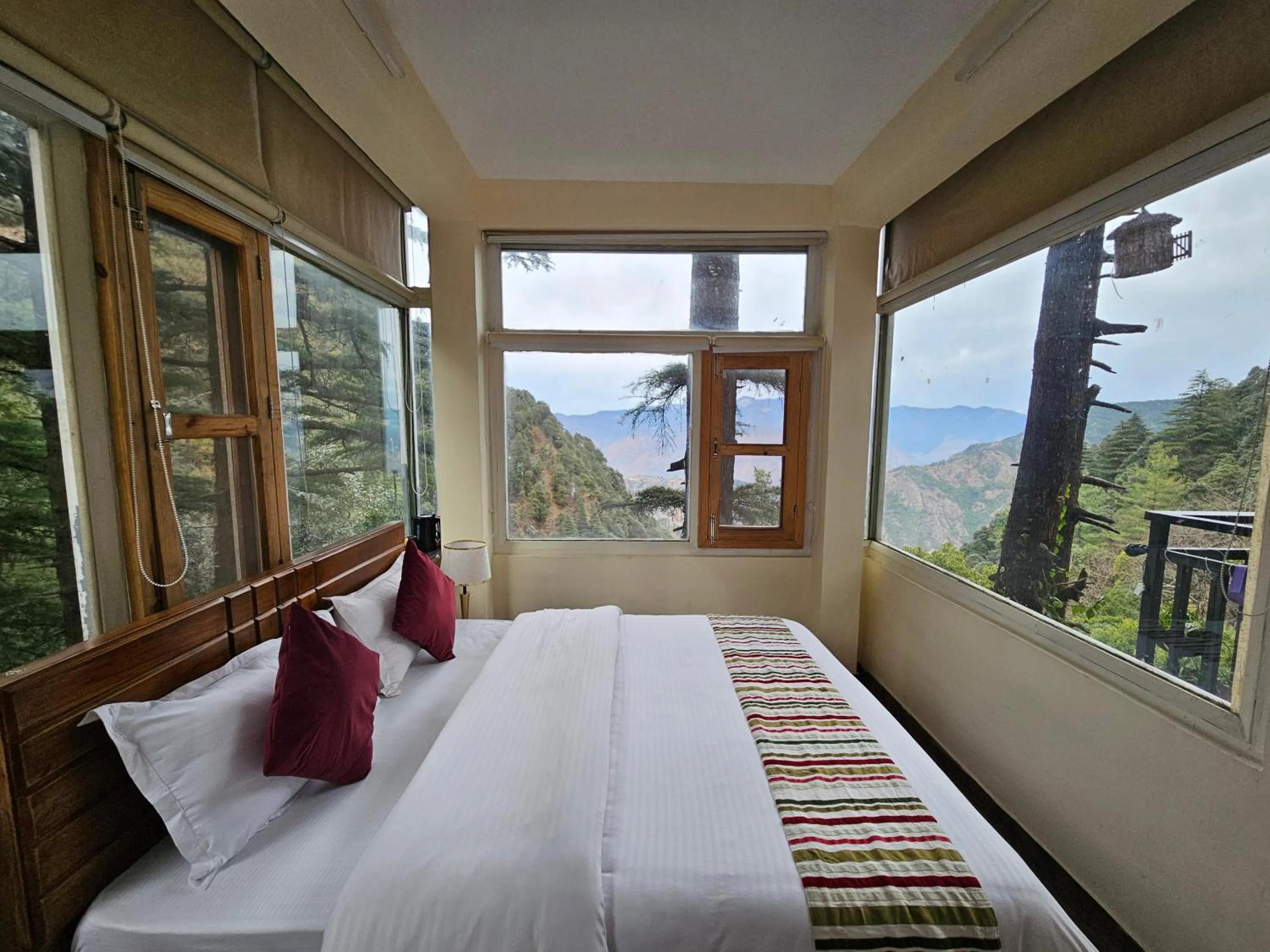 Bed in The Coverpage Boutique Stays Mussoorie