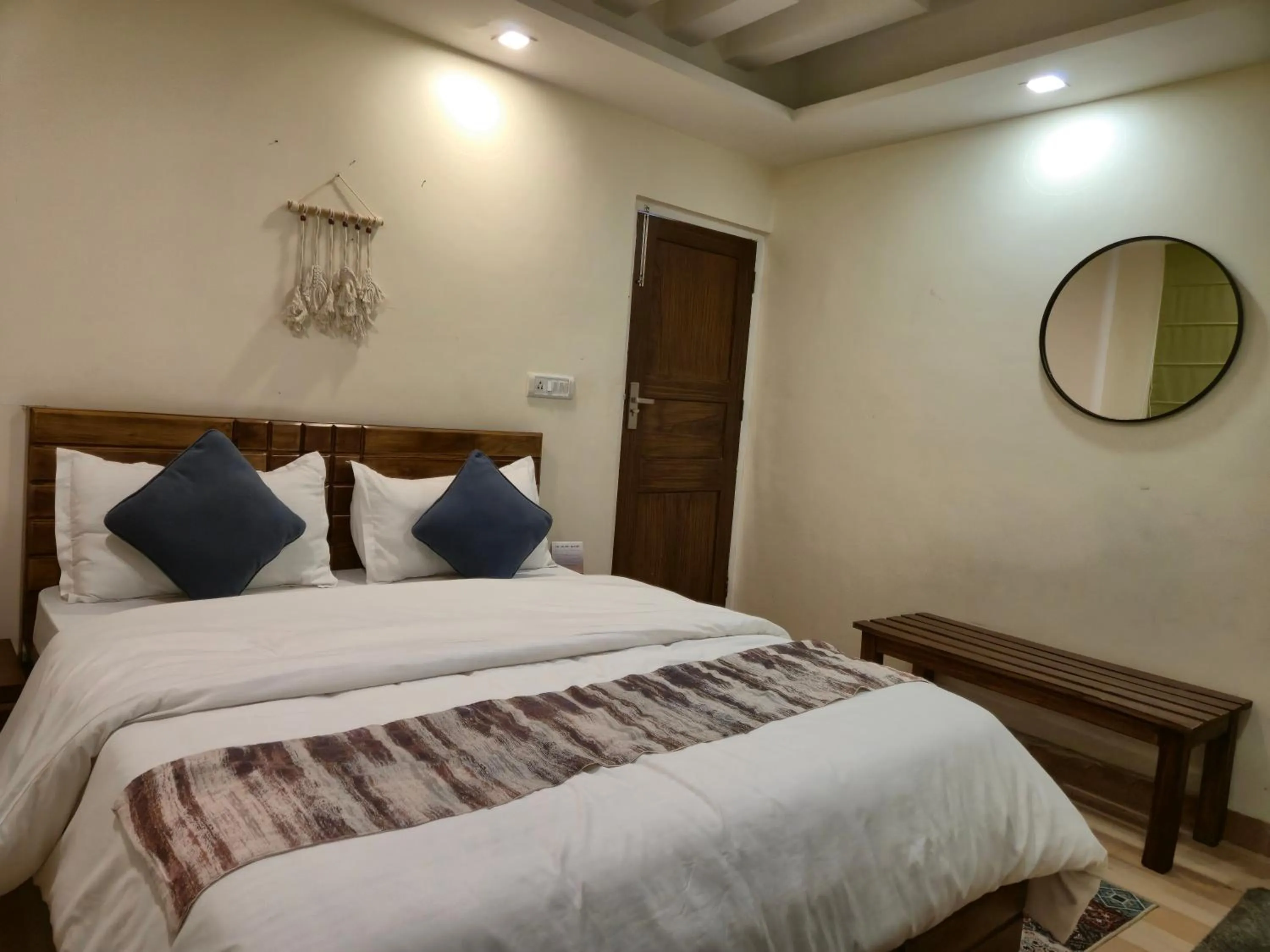 Bed in The Coverpage Boutique Stays Mussoorie