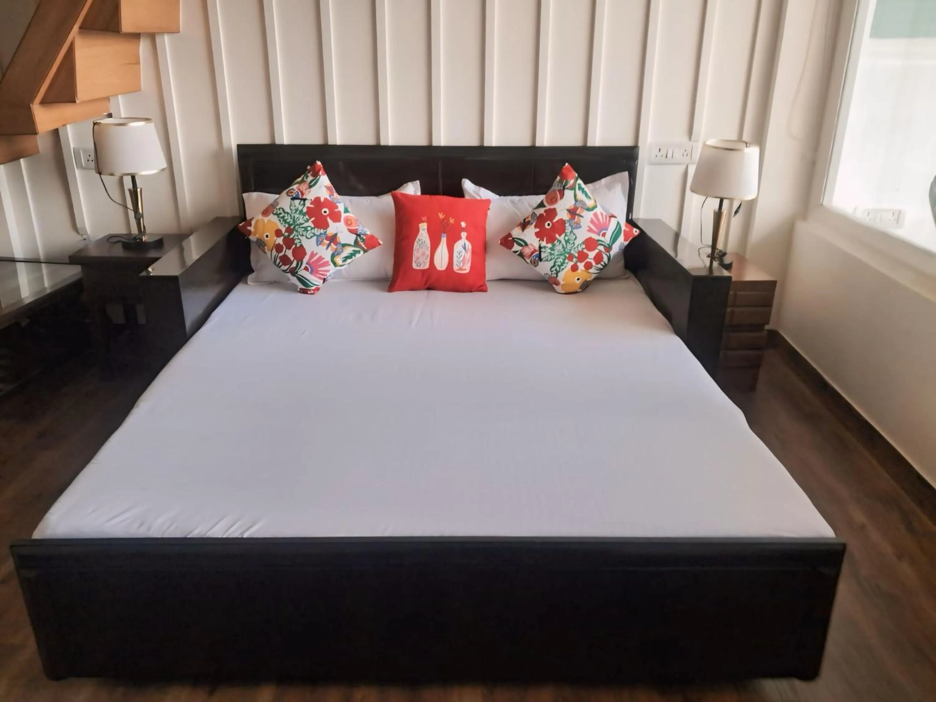 Bed in The Coverpage Boutique Stays Mussoorie