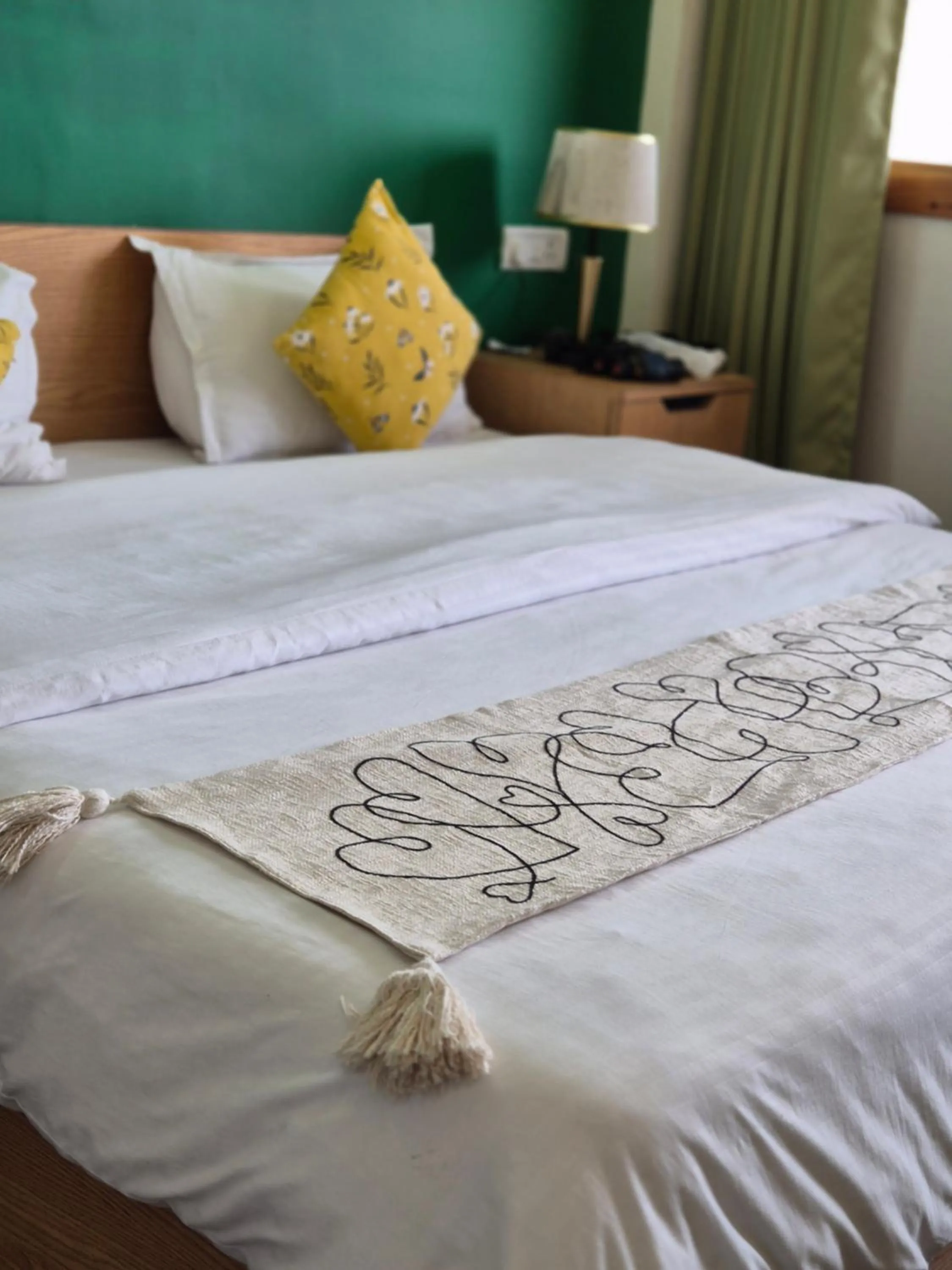 Bed in The Coverpage Boutique Stays Mussoorie