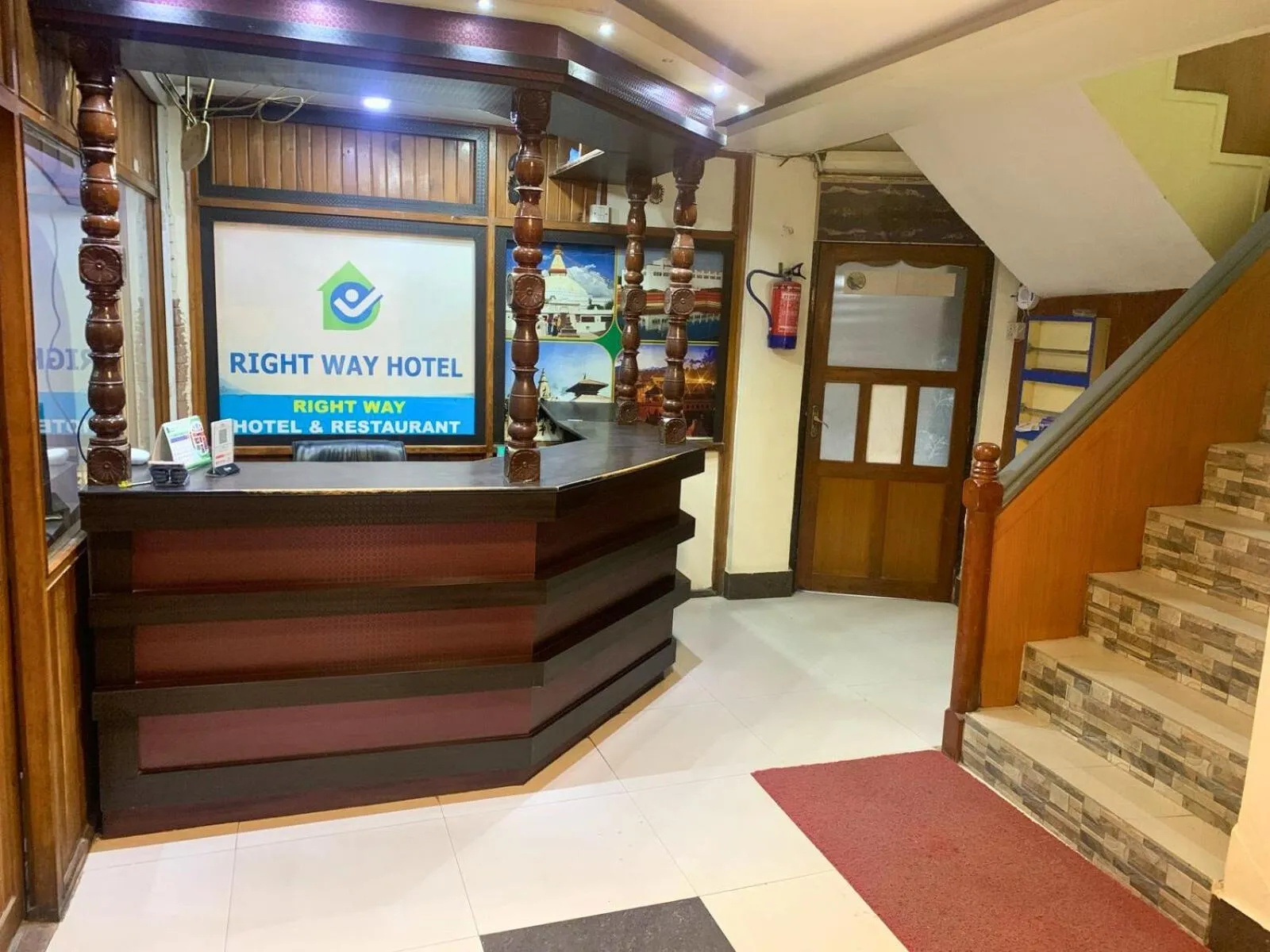 Lobby or reception in Rightway Hotel & Restaurant