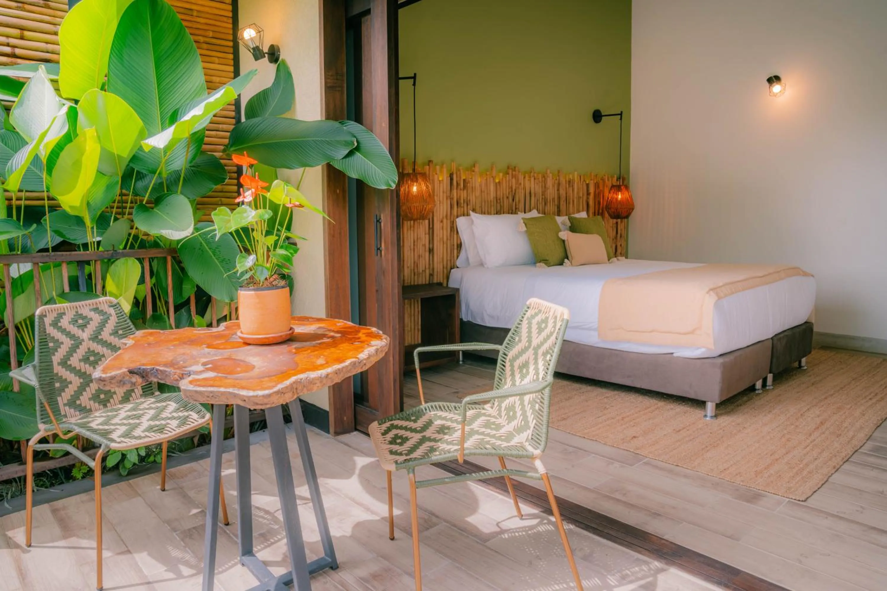 Photo of the whole room, Bed in Tukki Ecolodge Hotel