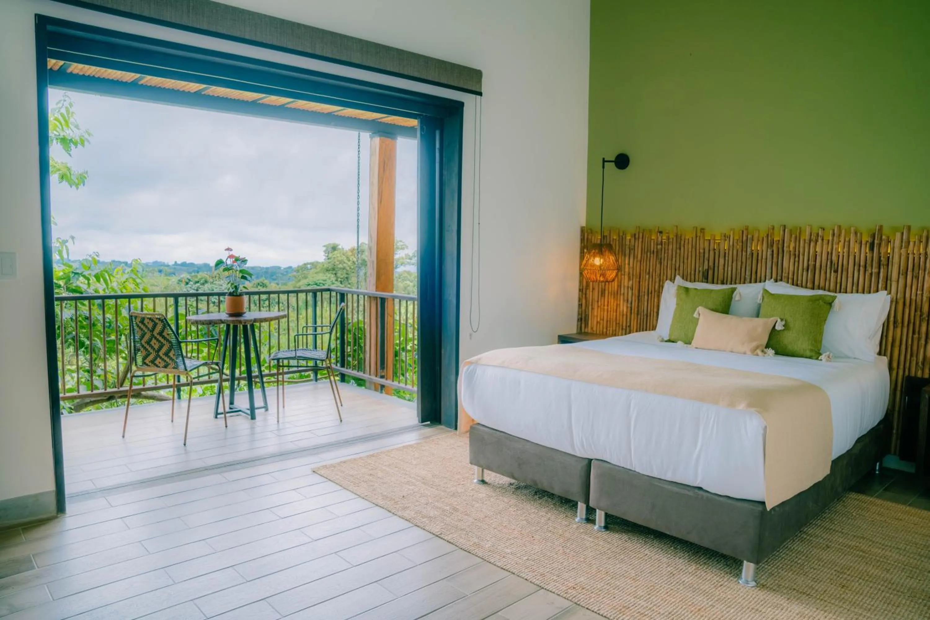 Photo of the whole room, Bed in Tukki Ecolodge Hotel