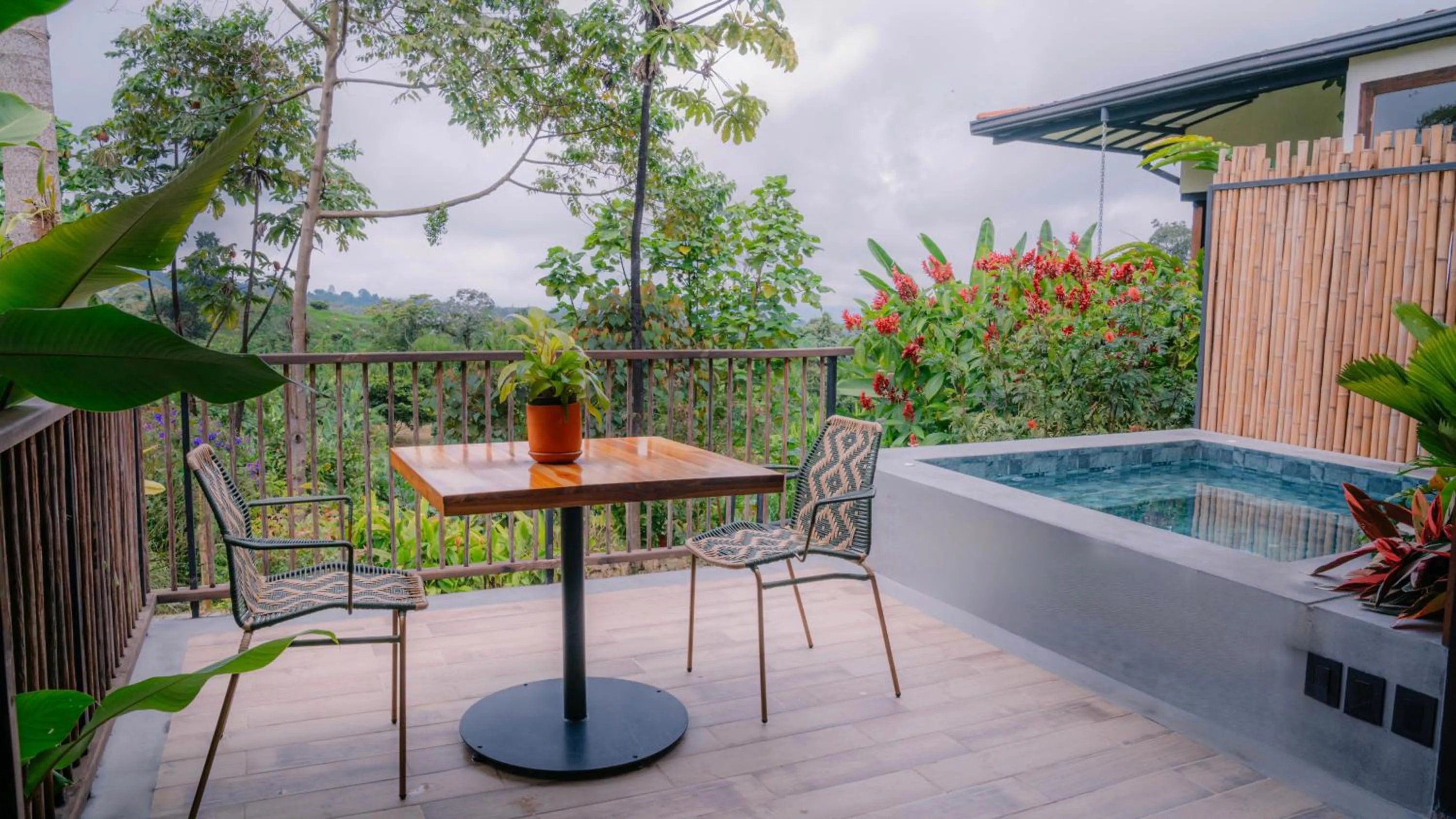 Balcony/Terrace in Tukki Ecolodge Hotel