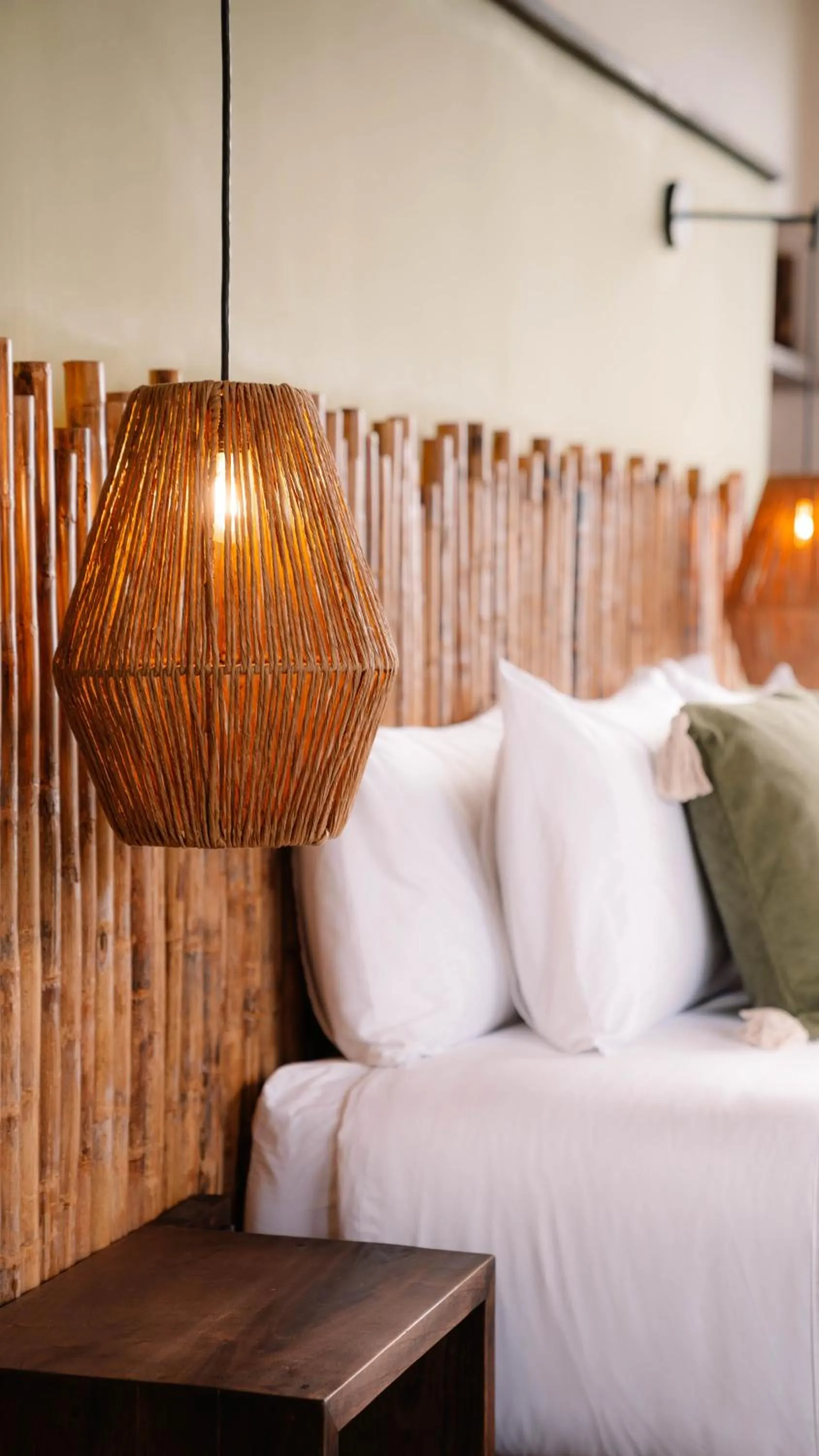 Bed in Tukki Ecolodge Hotel