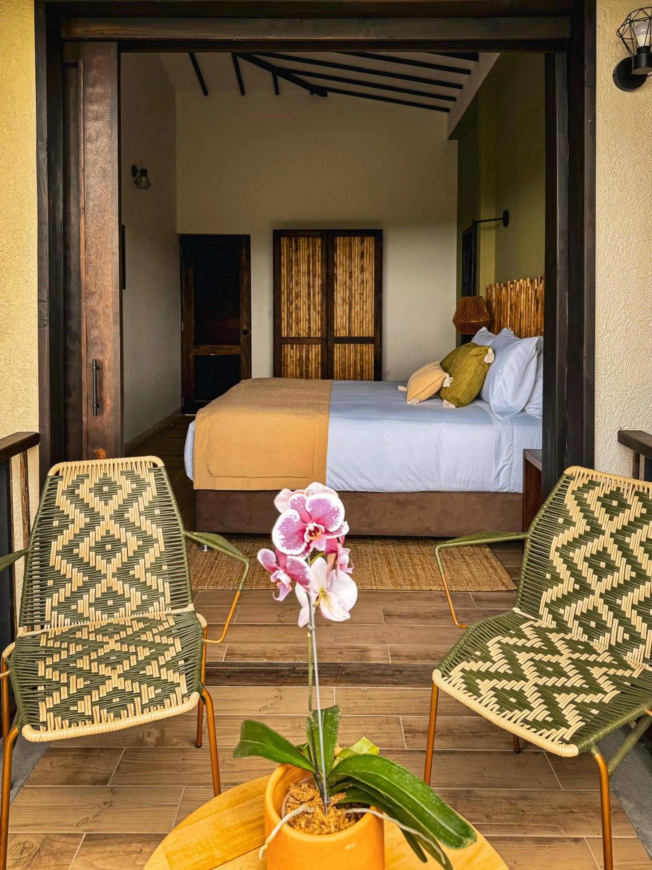 Photo of the whole room, Bed in Tukki Ecolodge Hotel