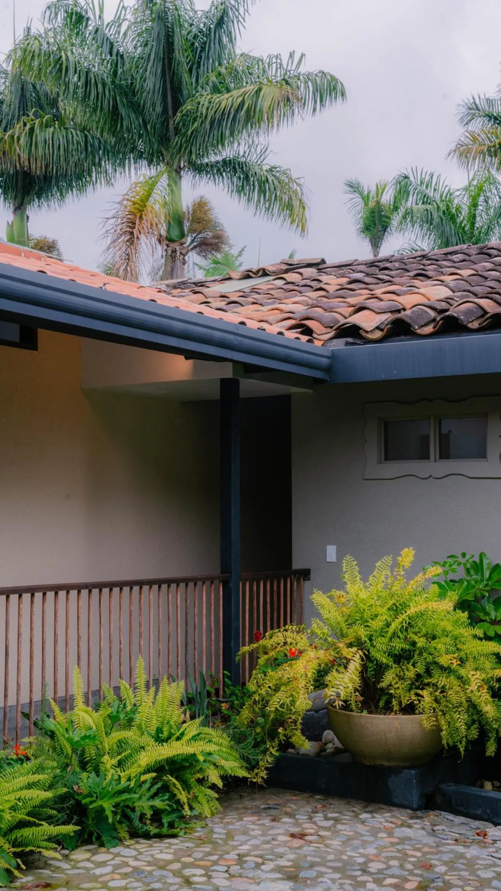 Inner courtyard view in Tukki Ecolodge Hotel