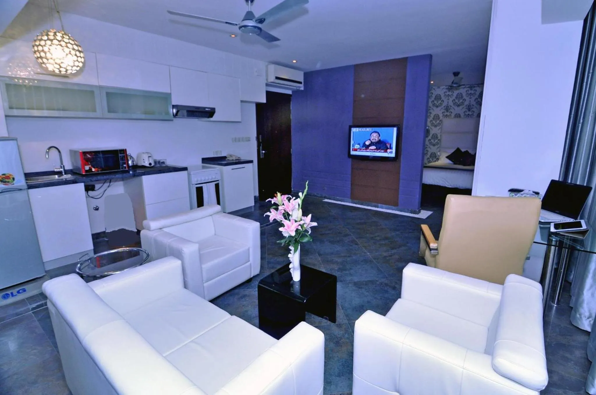 Living room in Royal Residence Dhaka