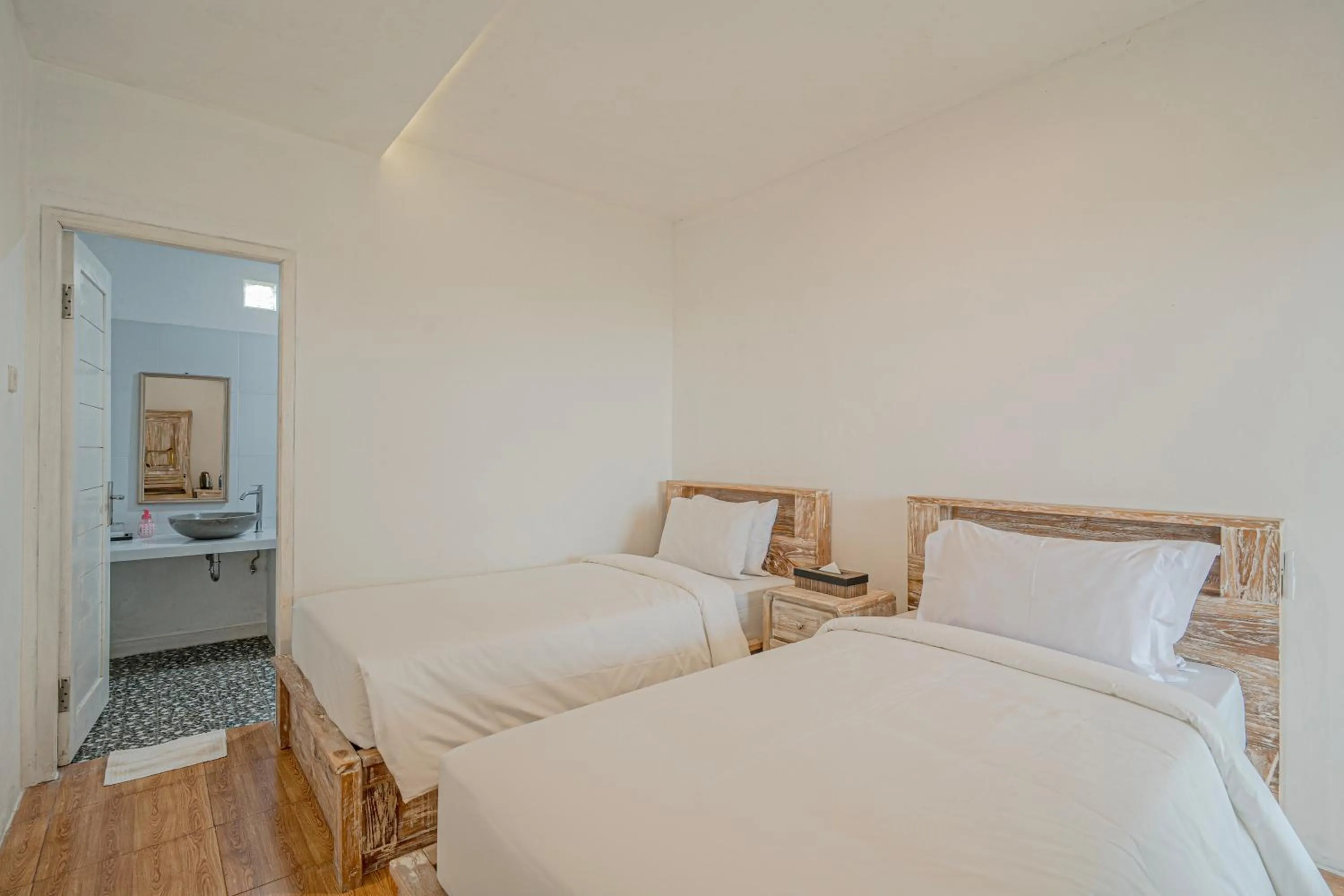 Bedroom, Bed in Jatiluwih Santya Loka Lodge & Twin Waterfall Managed by Manara