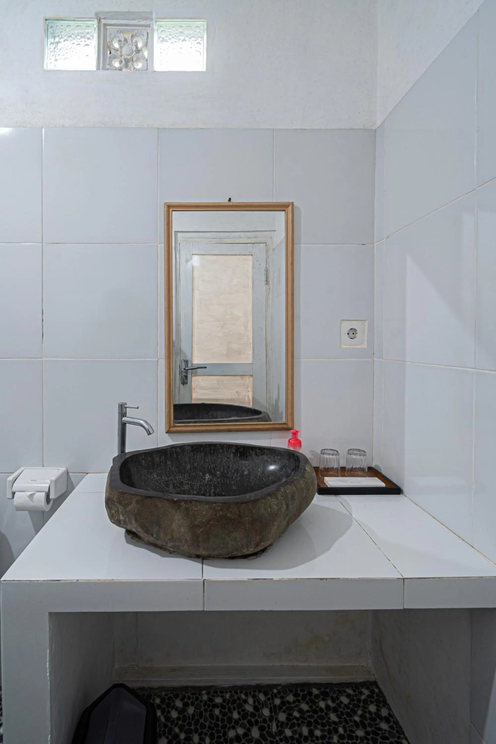 Bathroom in Jatiluwih Santya Loka Lodge & Twin Waterfall Managed by Manara