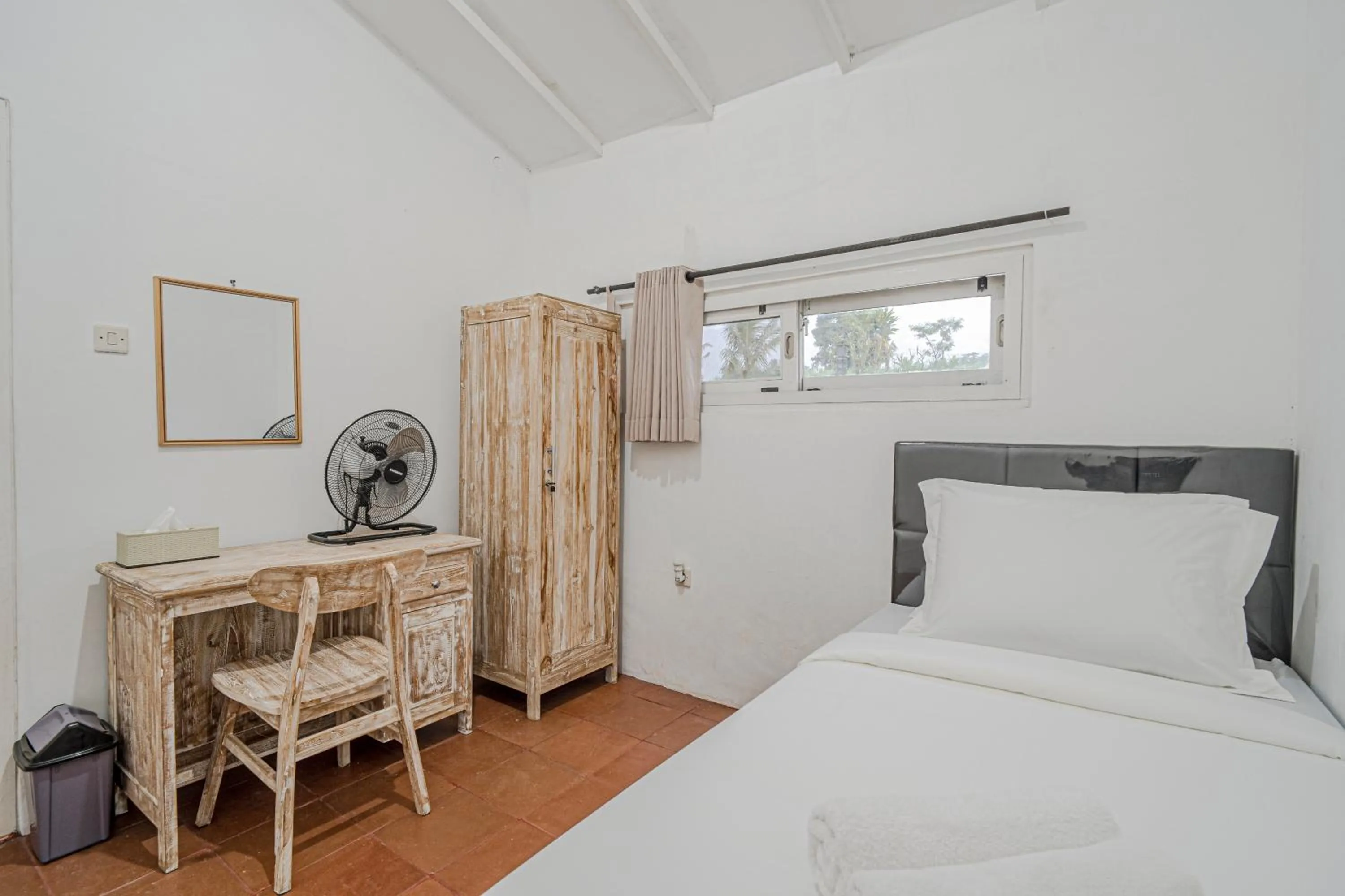 Bed in Jatiluwih Santya Loka Lodge & Twin Waterfall Managed by Manara