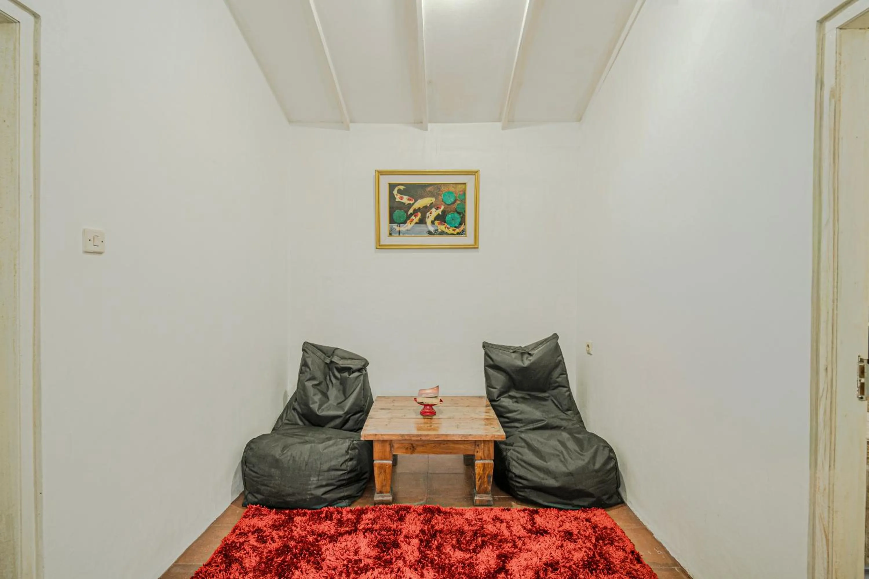 Seating area, Bed in Jatiluwih Santya Loka Lodge & Twin Waterfall Managed by Manara