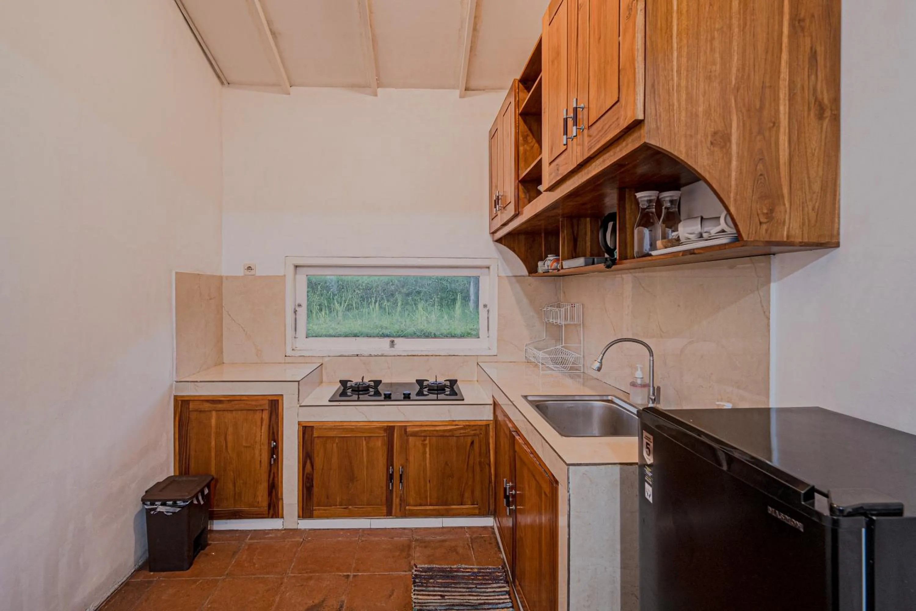 Kitchen or kitchenette in Jatiluwih Santya Loka Lodge & Twin Waterfall Managed by Manara