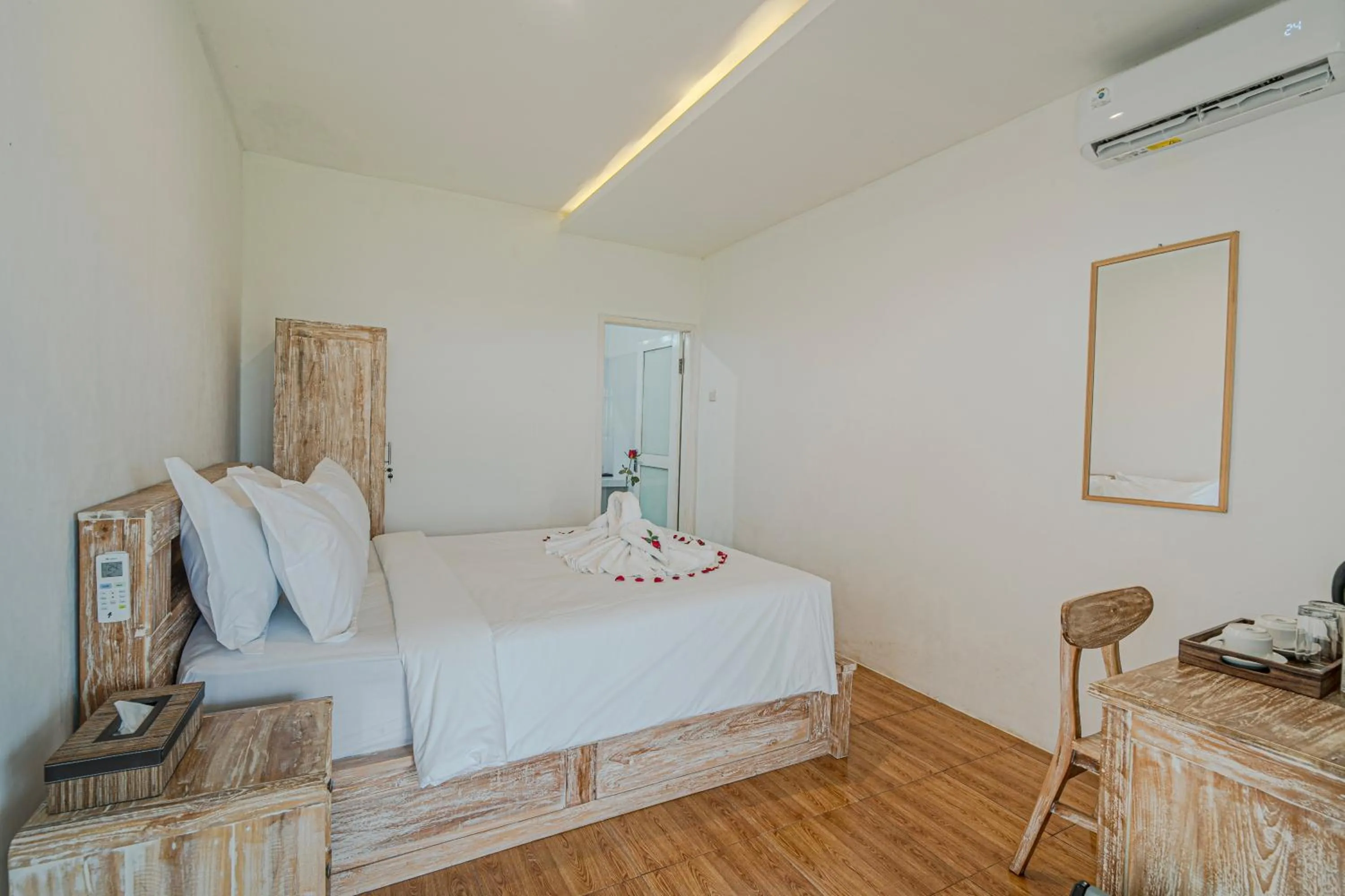 Bedroom, Bed in Jatiluwih Santya Loka Lodge & Twin Waterfall Managed by Manara