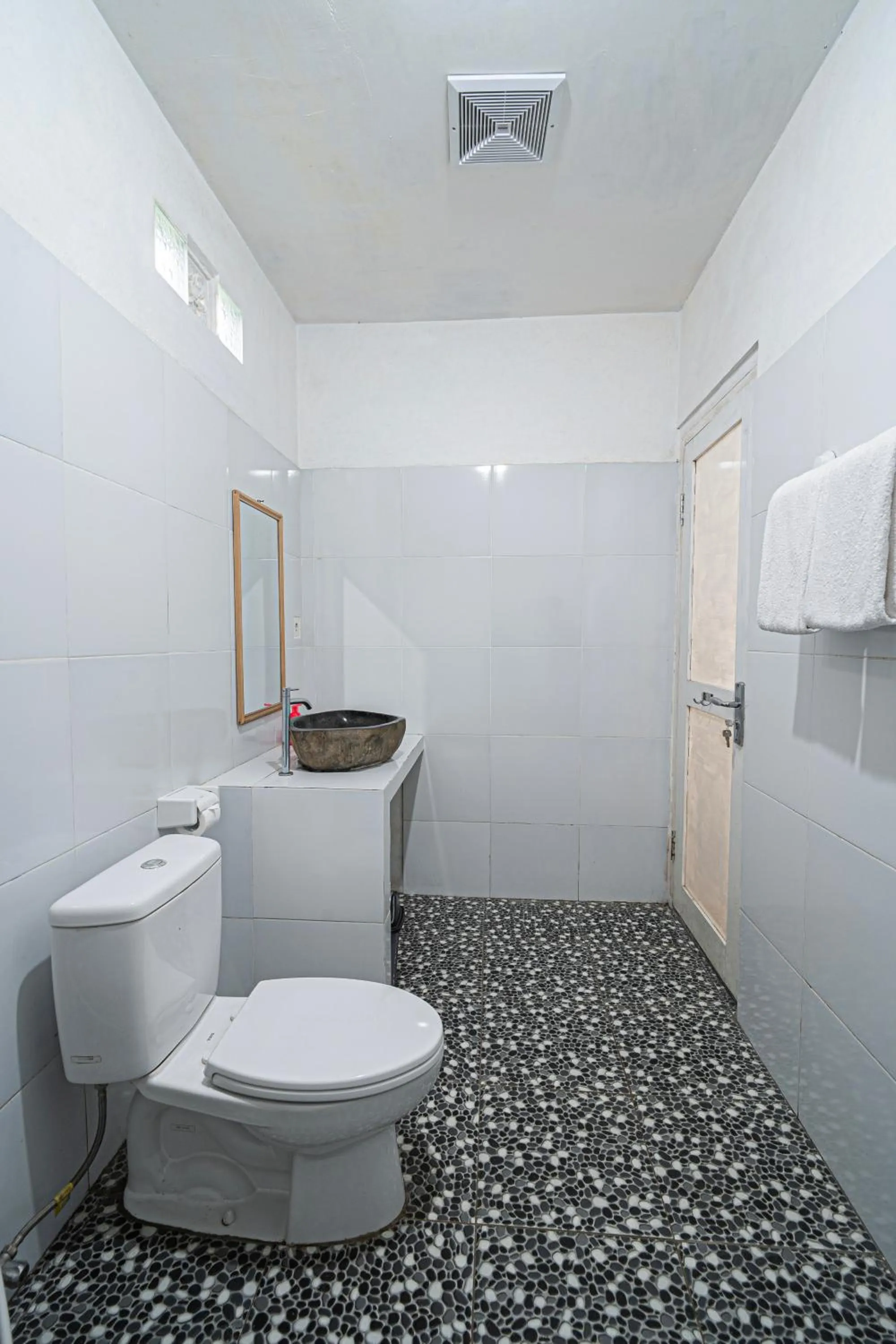 Bathroom in Jatiluwih Santya Loka Lodge & Twin Waterfall Managed by Manara