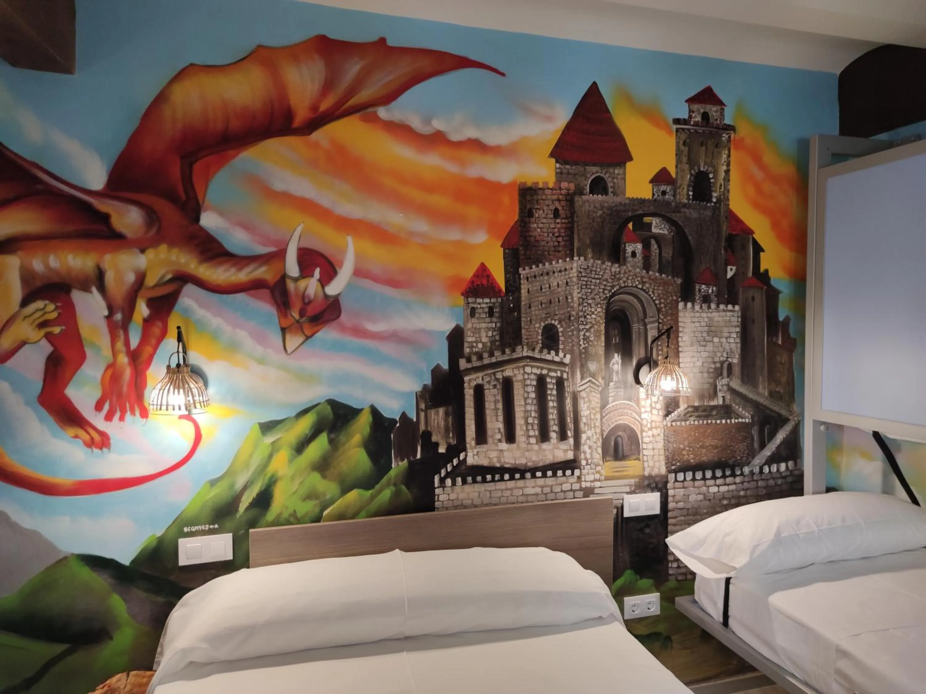 Bed in FamilyHostelPinto