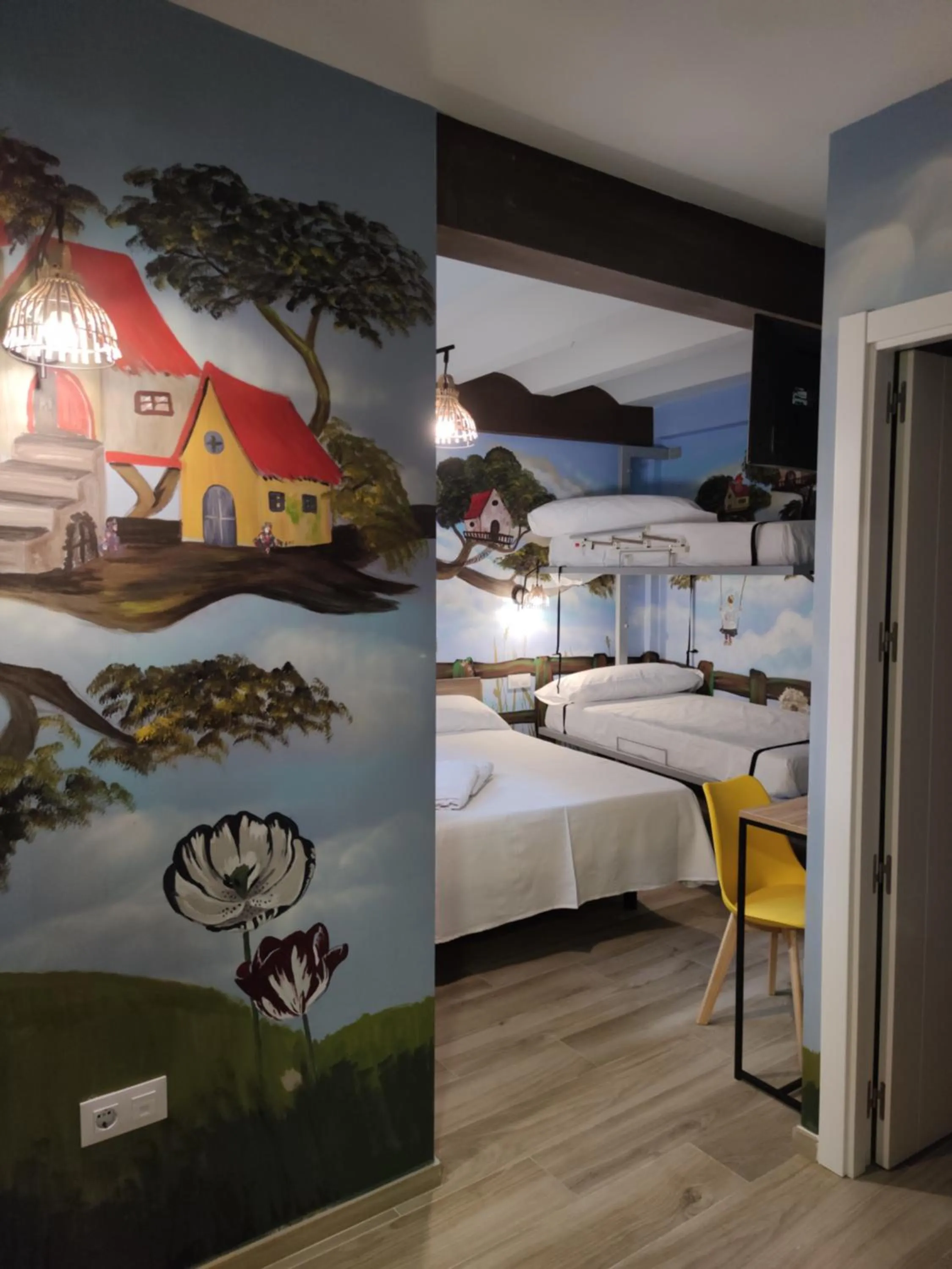 Bed in FamilyHostelPinto