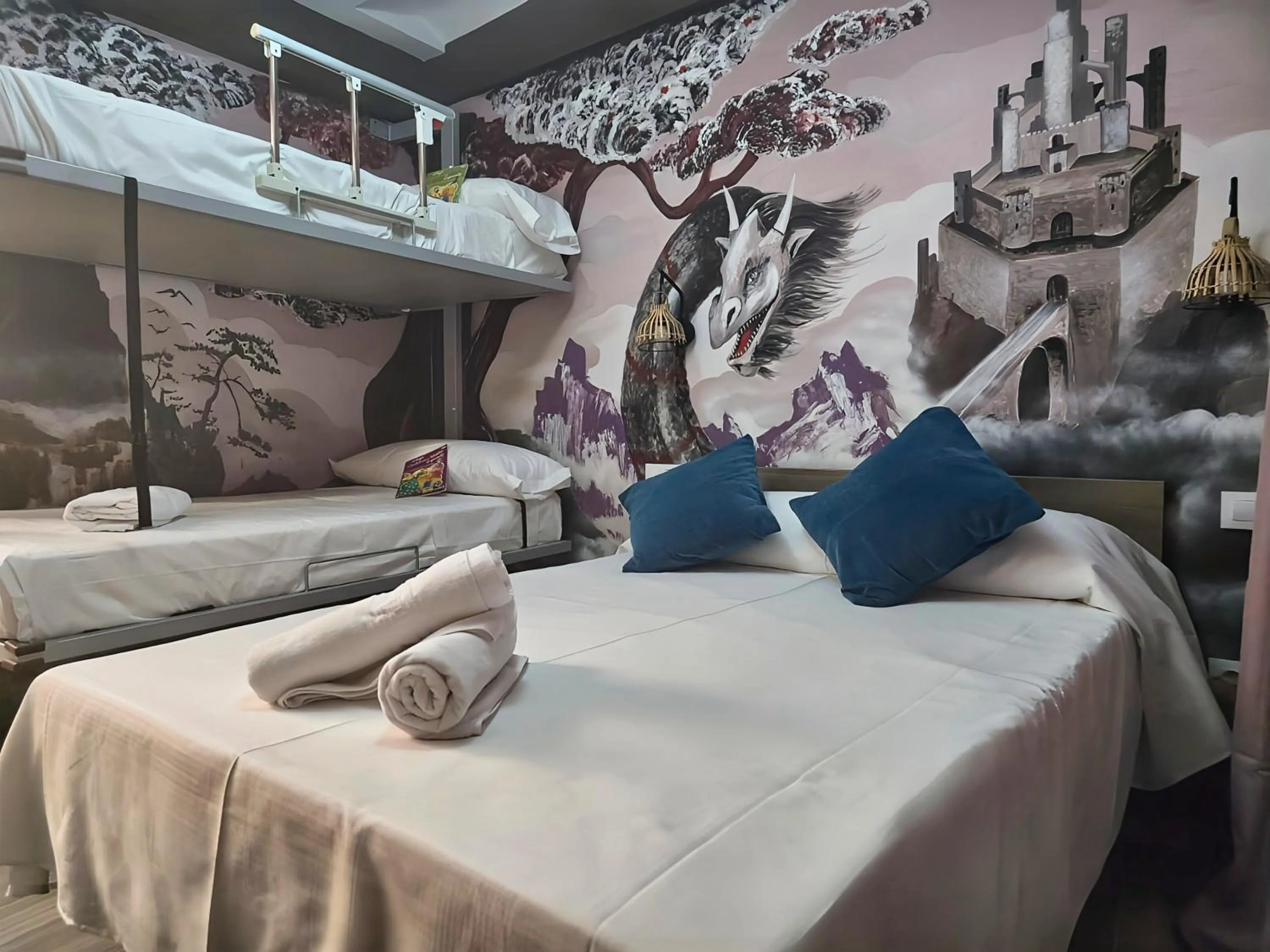 Bed in FamilyHostelPinto