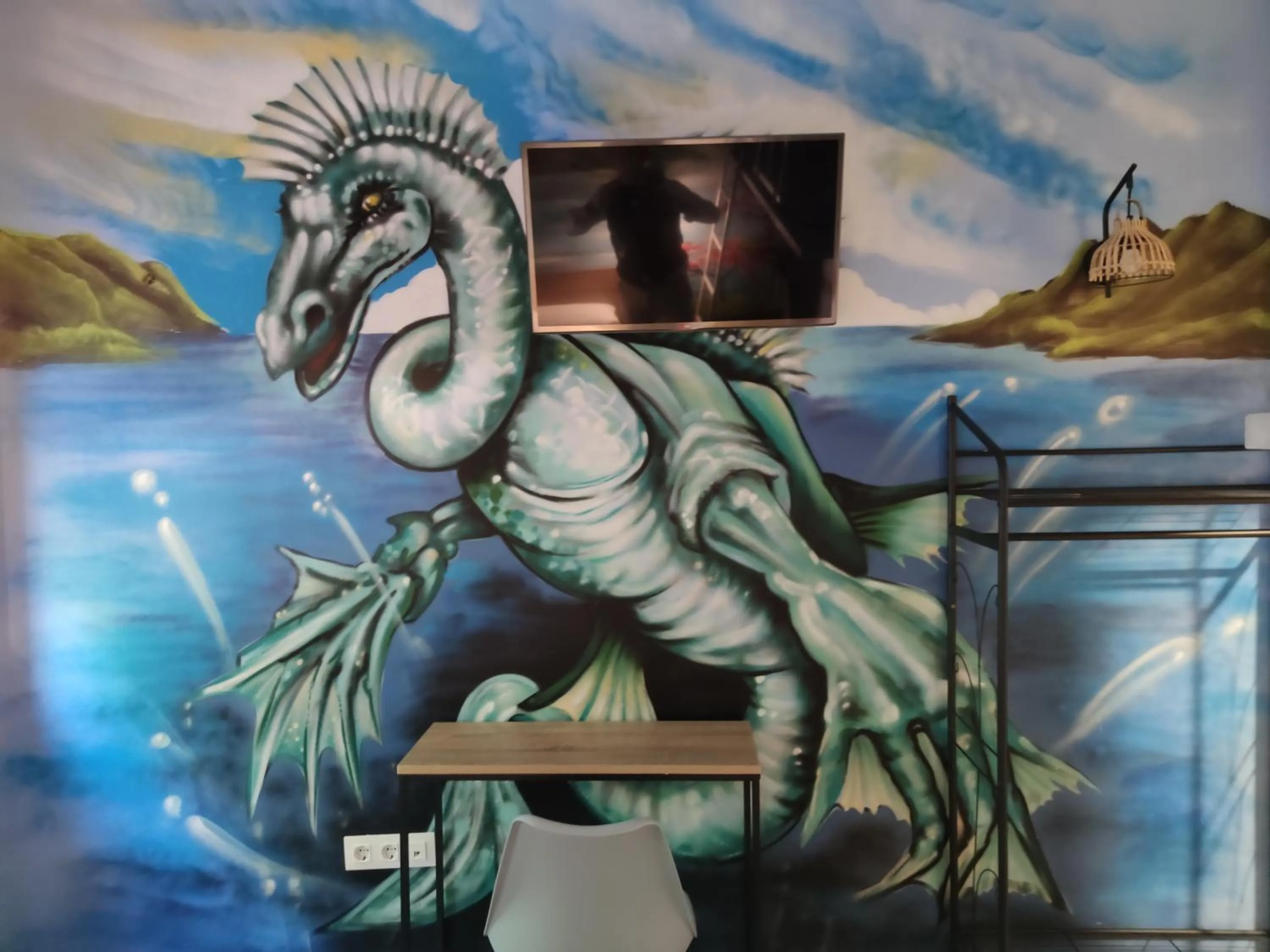 Decorative detail in FamilyHostelPinto